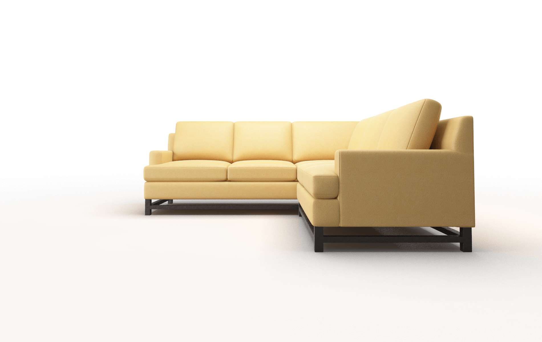 Houston Bella Amber Sectional espresso legs 5