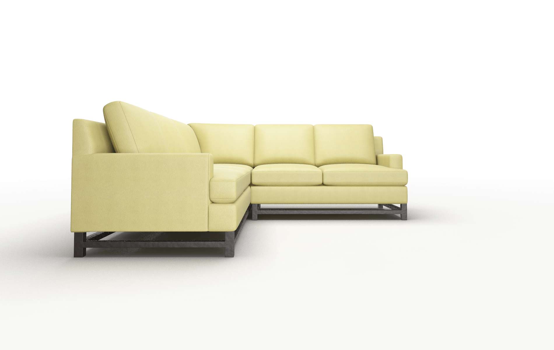 Houston Bella Apple Sectional espresso legs 2