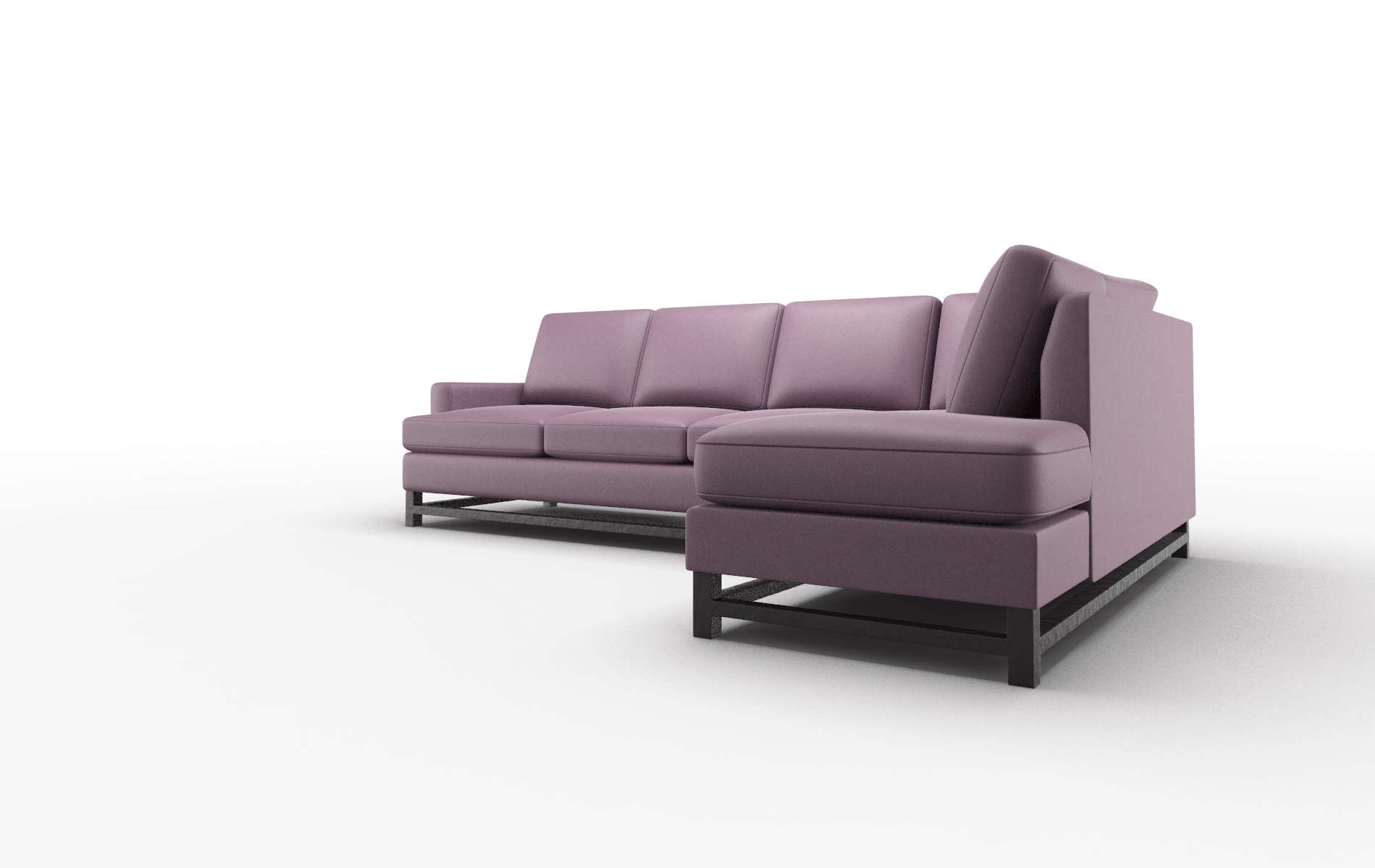 Houston Bella Aubergine Panel espresso legs 4