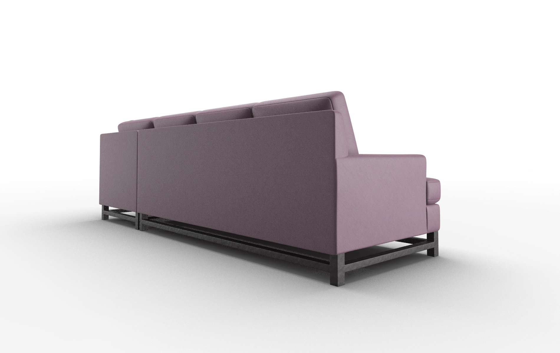 Houston Bella Aubergine Panel espresso legs 5