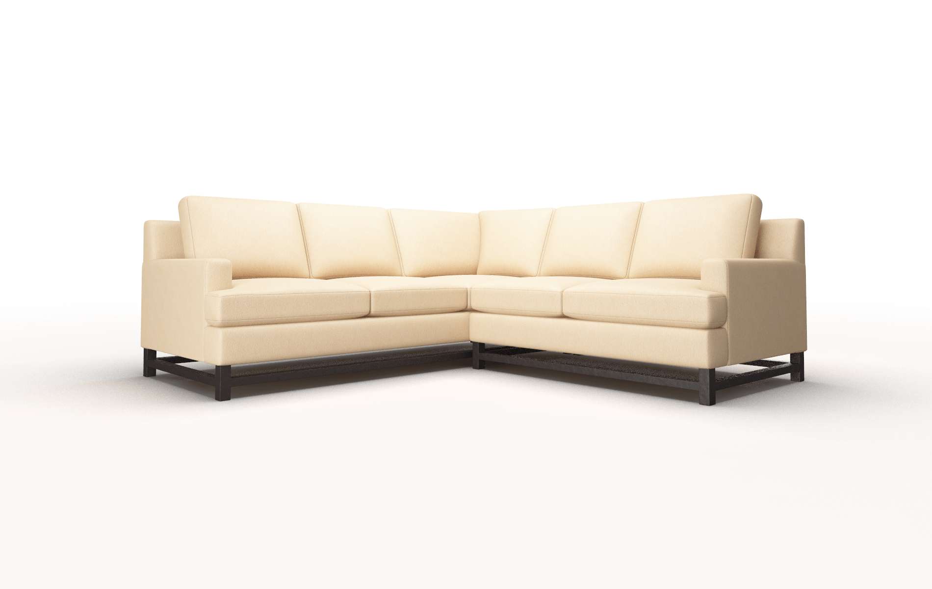 Houston Bella Coffee Sectional espresso legs 1