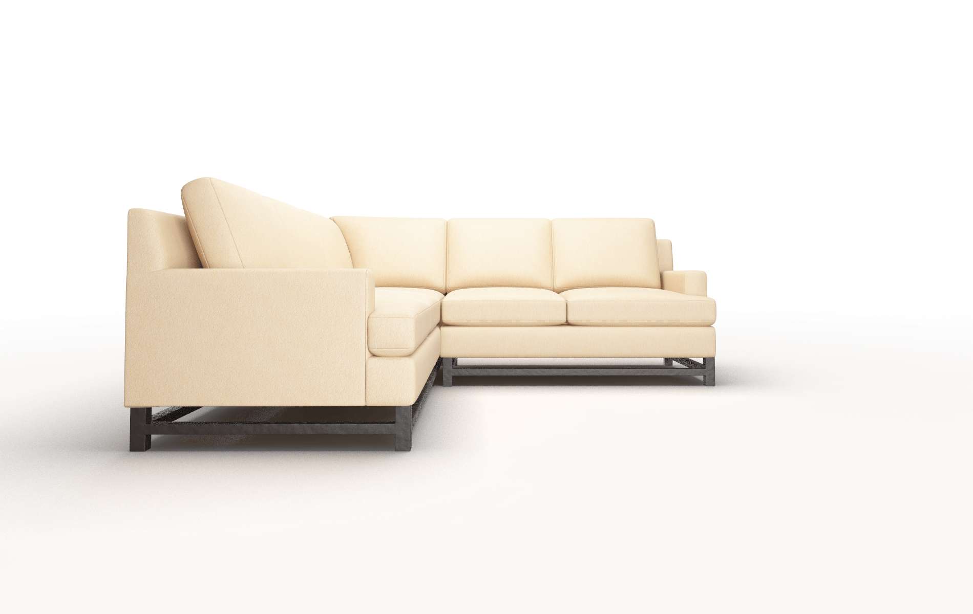 Houston Bella Coffee Sectional espresso legs 2