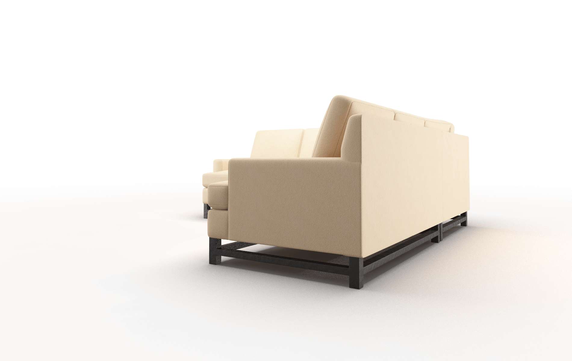 Houston Bella Coffee Sectional espresso legs 4