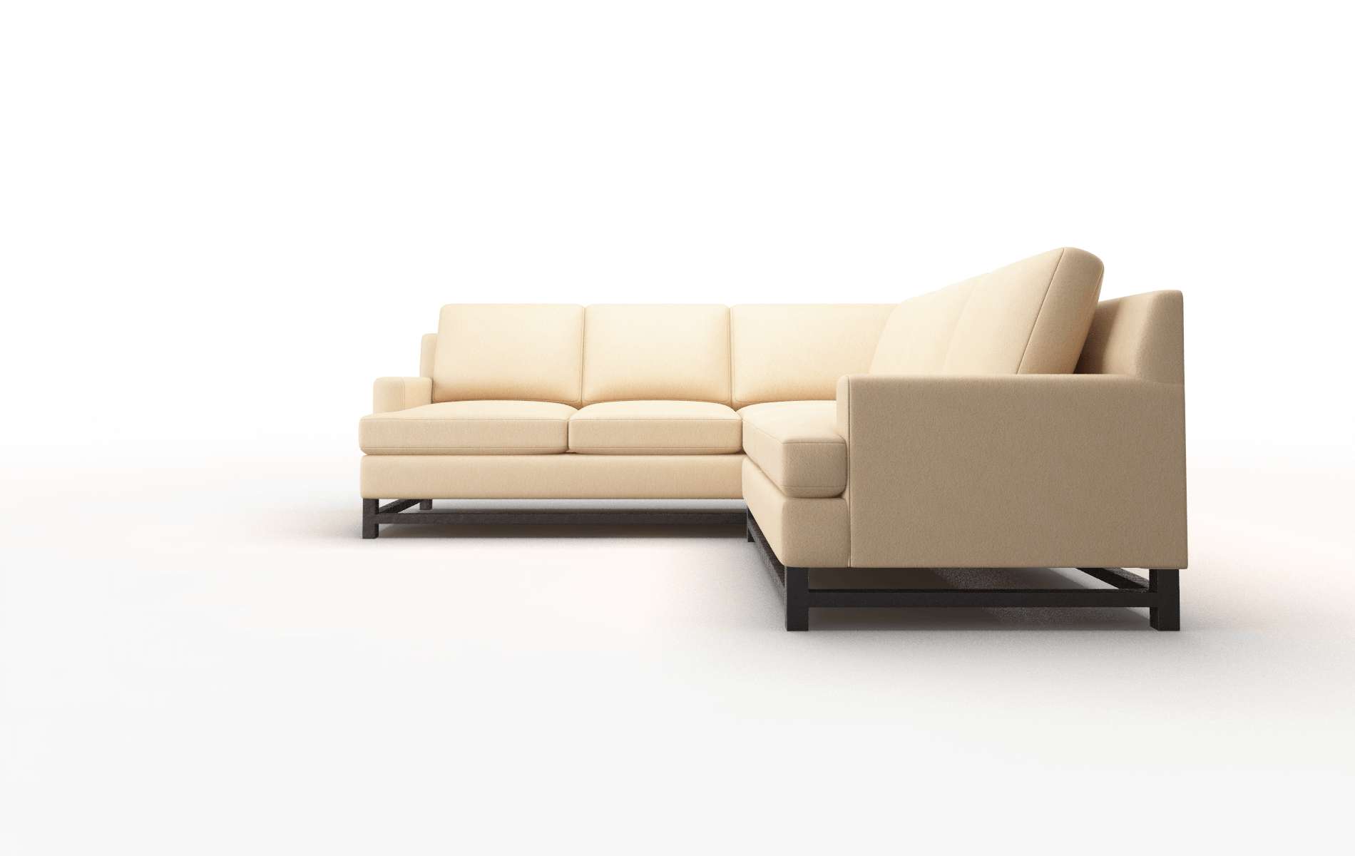 Houston Bella Coffee Sectional espresso legs 5