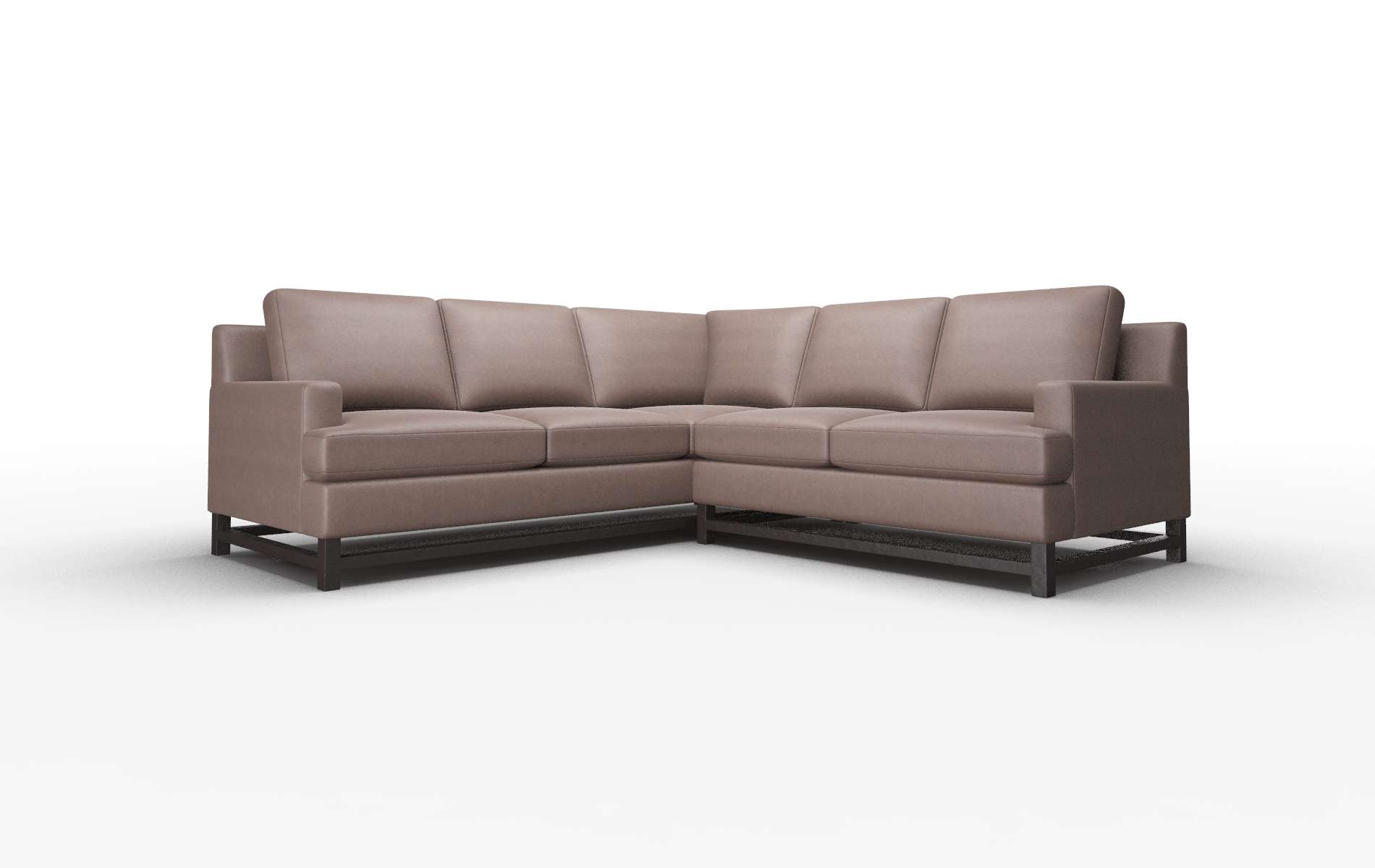 Houston Bella Espresso Sectional espresso legs 1