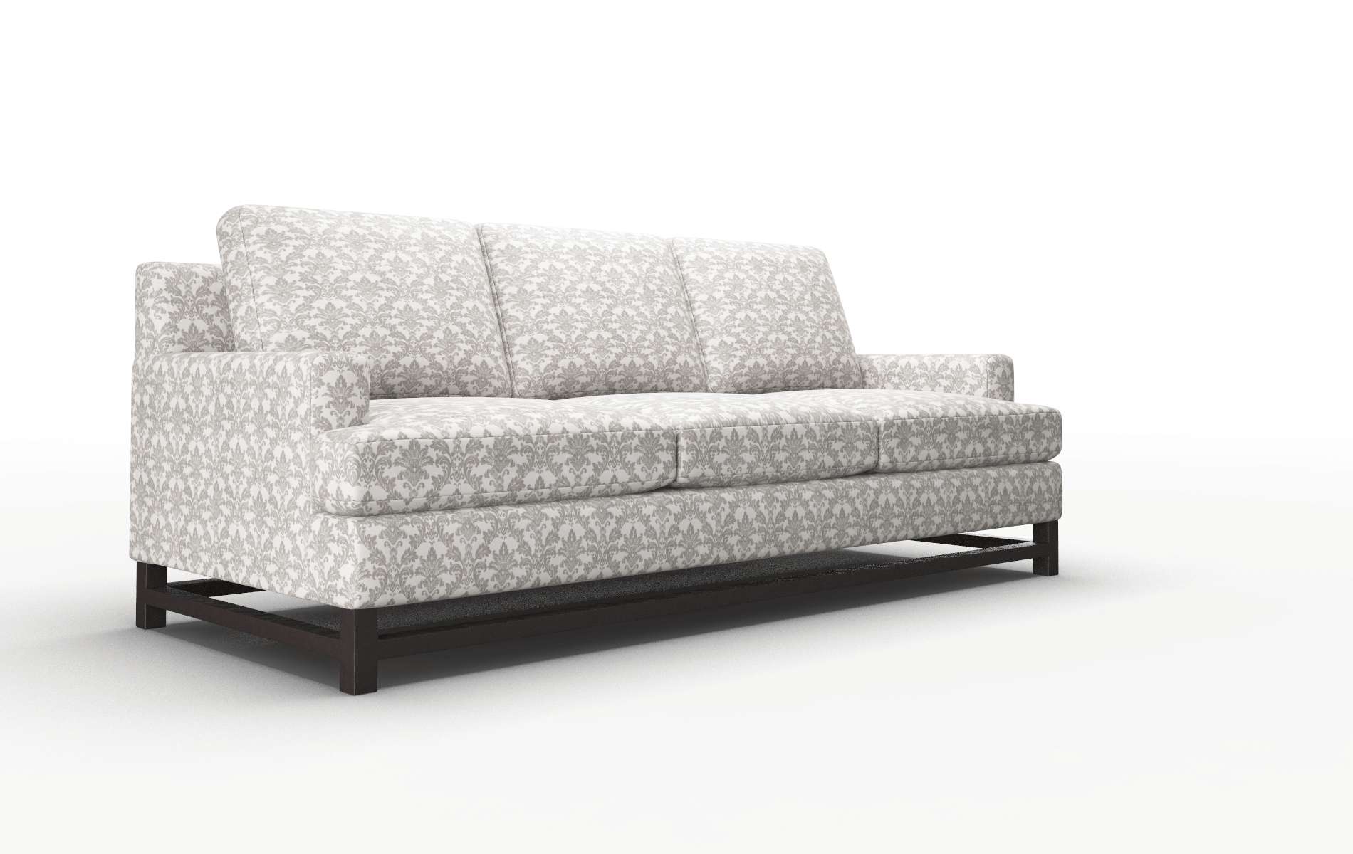 Houston Bergamo Dove Sofa espresso legs 2