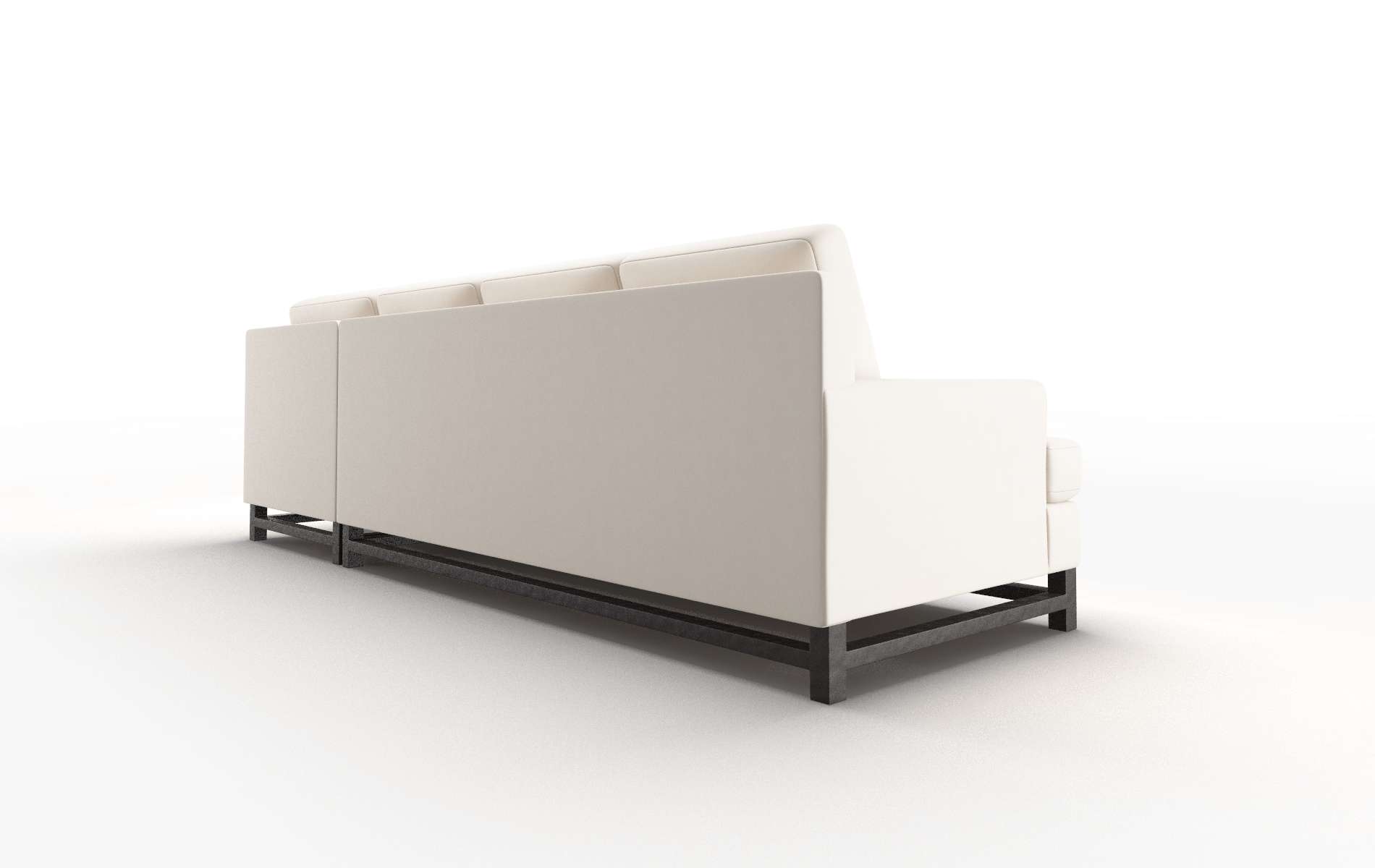 Houston Blanche Milky Panel espresso legs 5