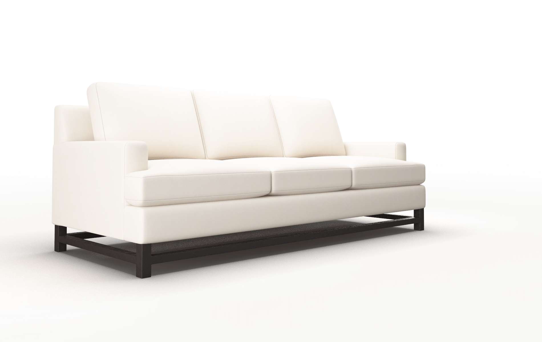 Houston Blanche Milky Sofa espresso legs 2
