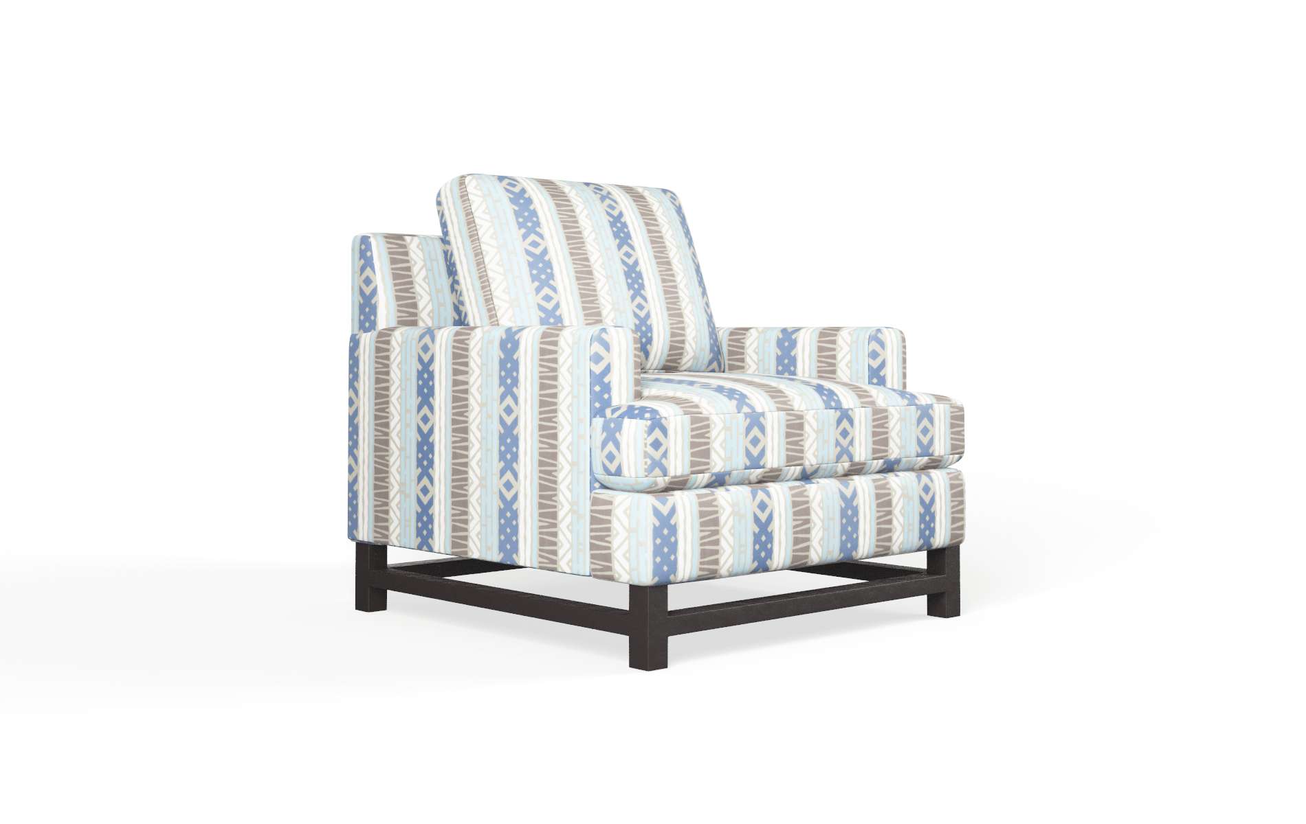 Houston Bodhi Indigo Chair espresso legs 2