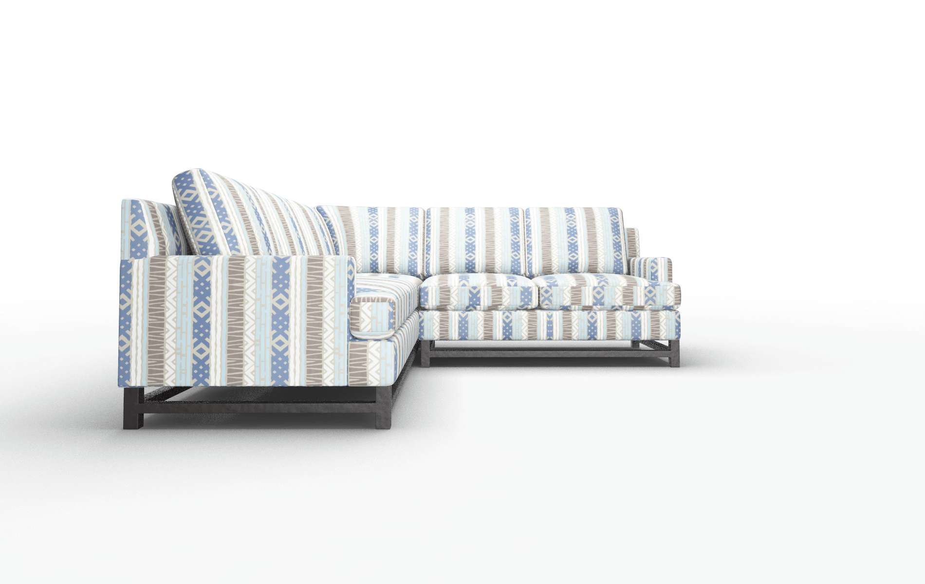 Houston Bodhi Indigo Sectional espresso legs 2