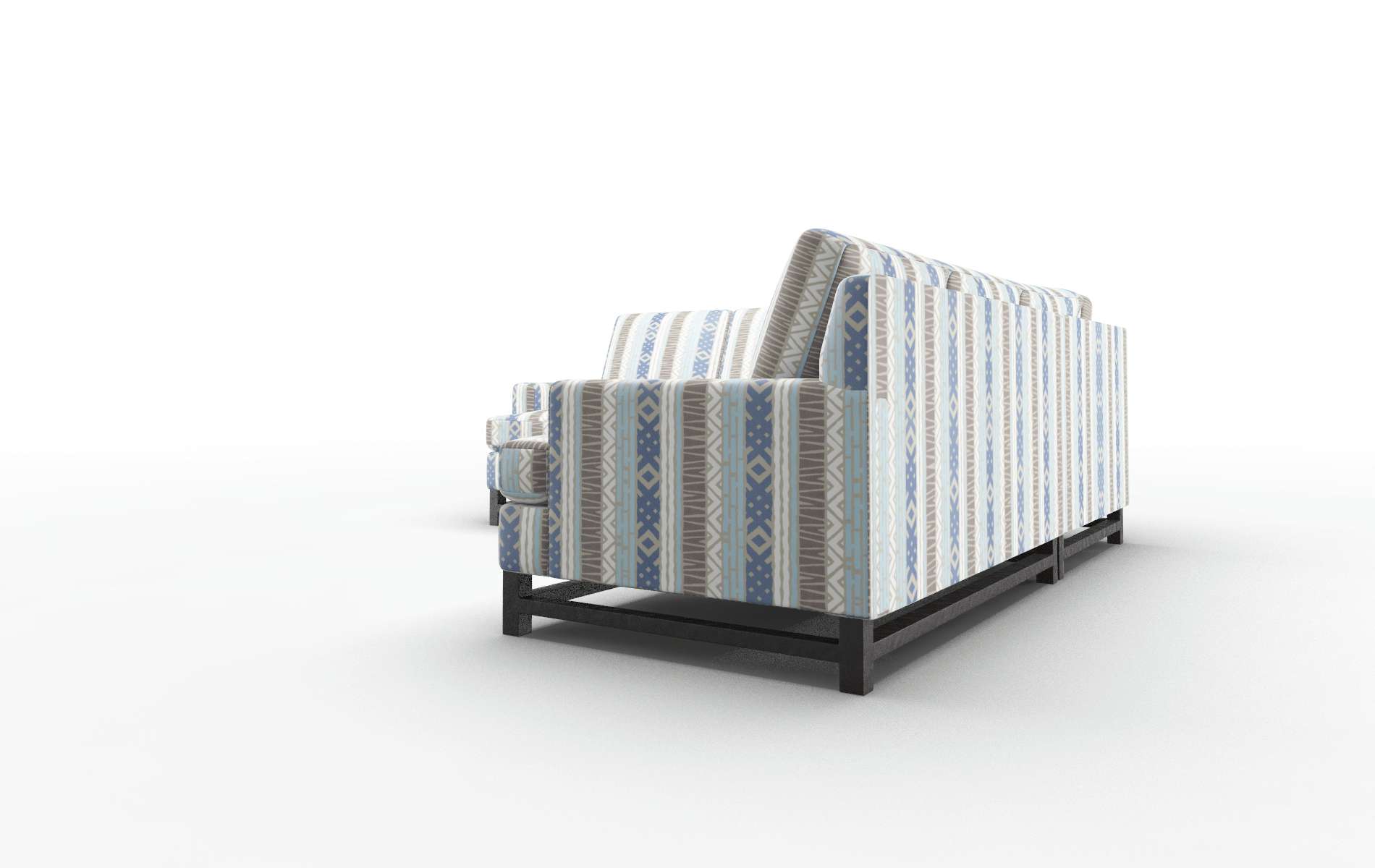 Houston Bodhi Indigo Sectional espresso legs 4