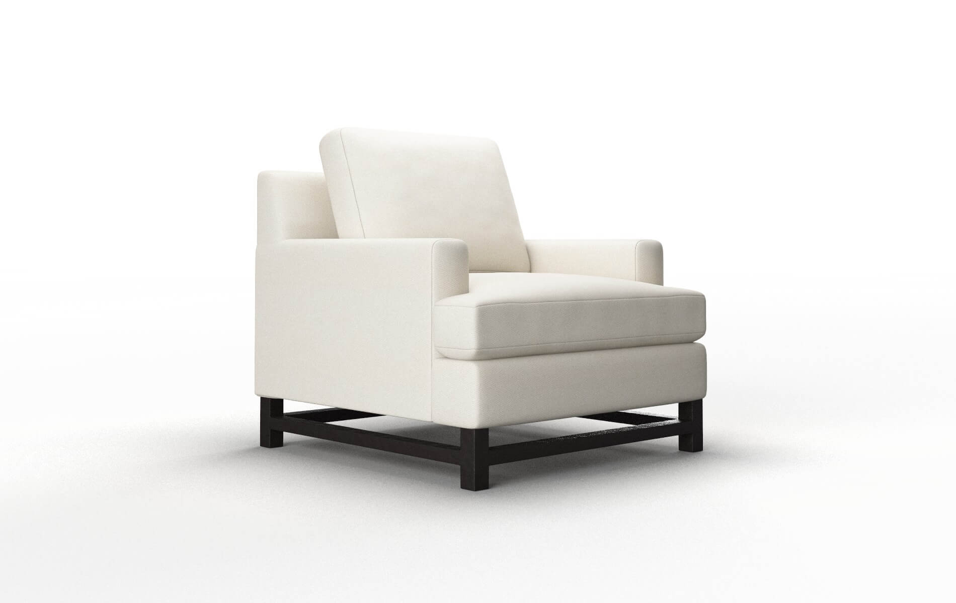 Houston Bungalow Ivory Chair espresso legs 2