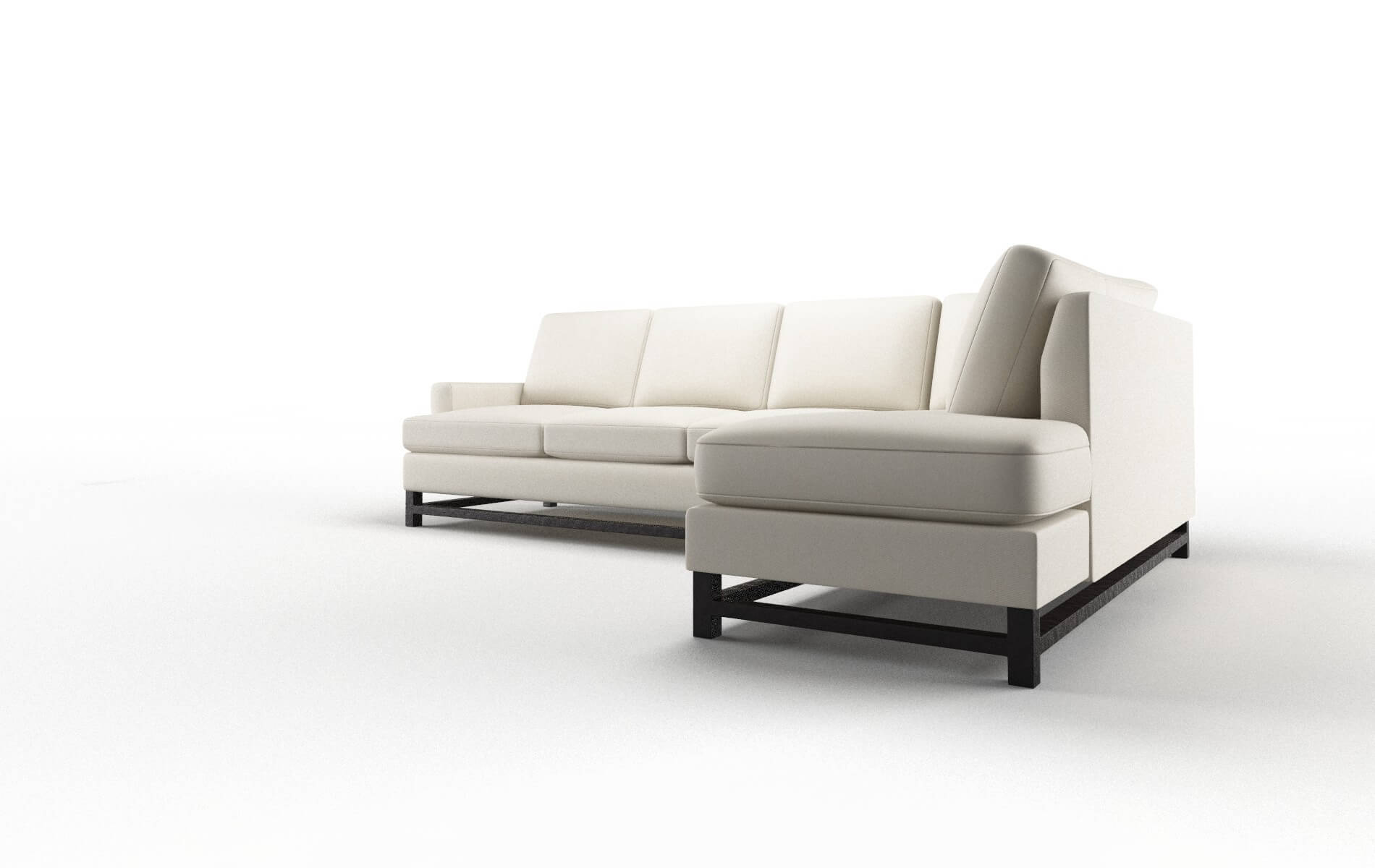 Houston Bungalow Ivory Panel espresso legs 4