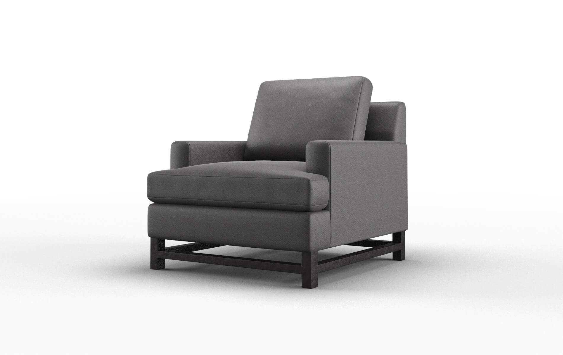 Houston Catalina Charcoal Chair espresso legs 4