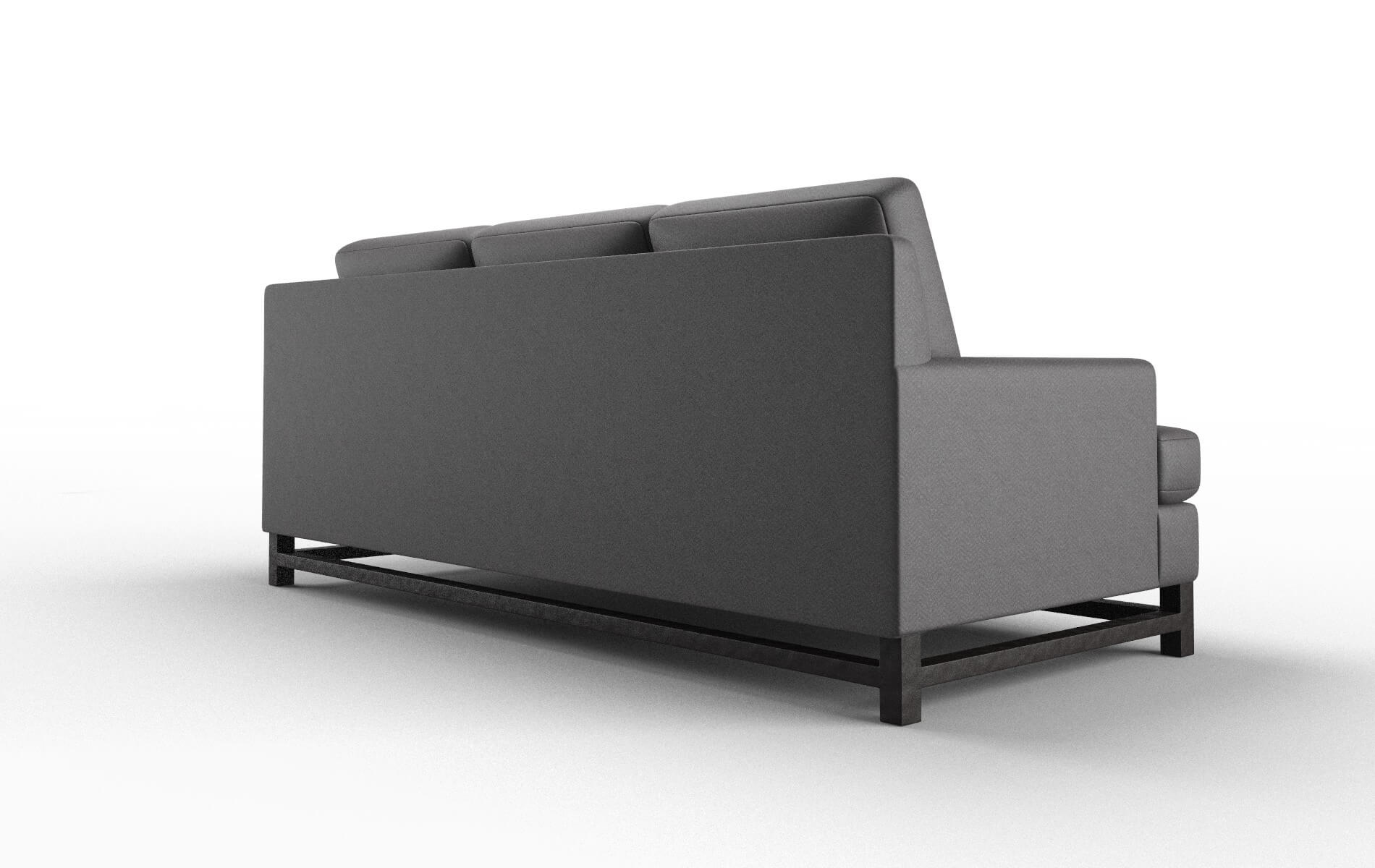 Houston Catalina Charcoal Sofa espresso legs 5