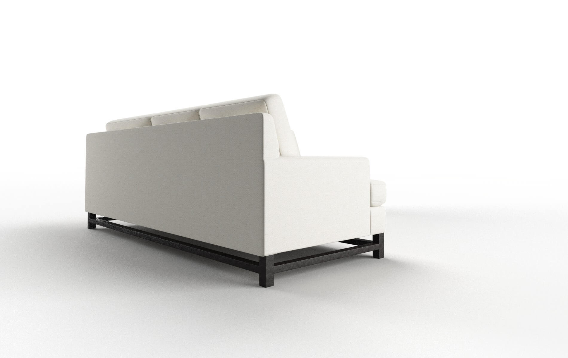 Houston Catalina Ivory Sectional espresso legs 3