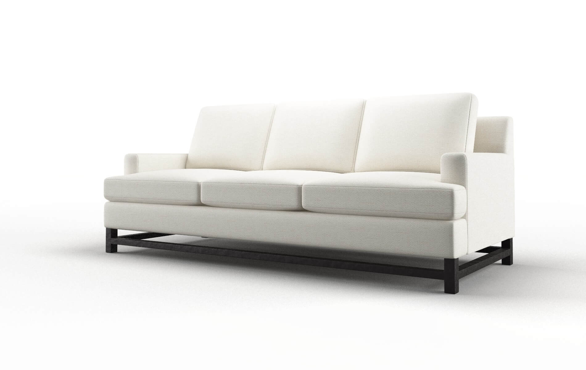 Houston Catalina Ivory Sofa espresso legs 4