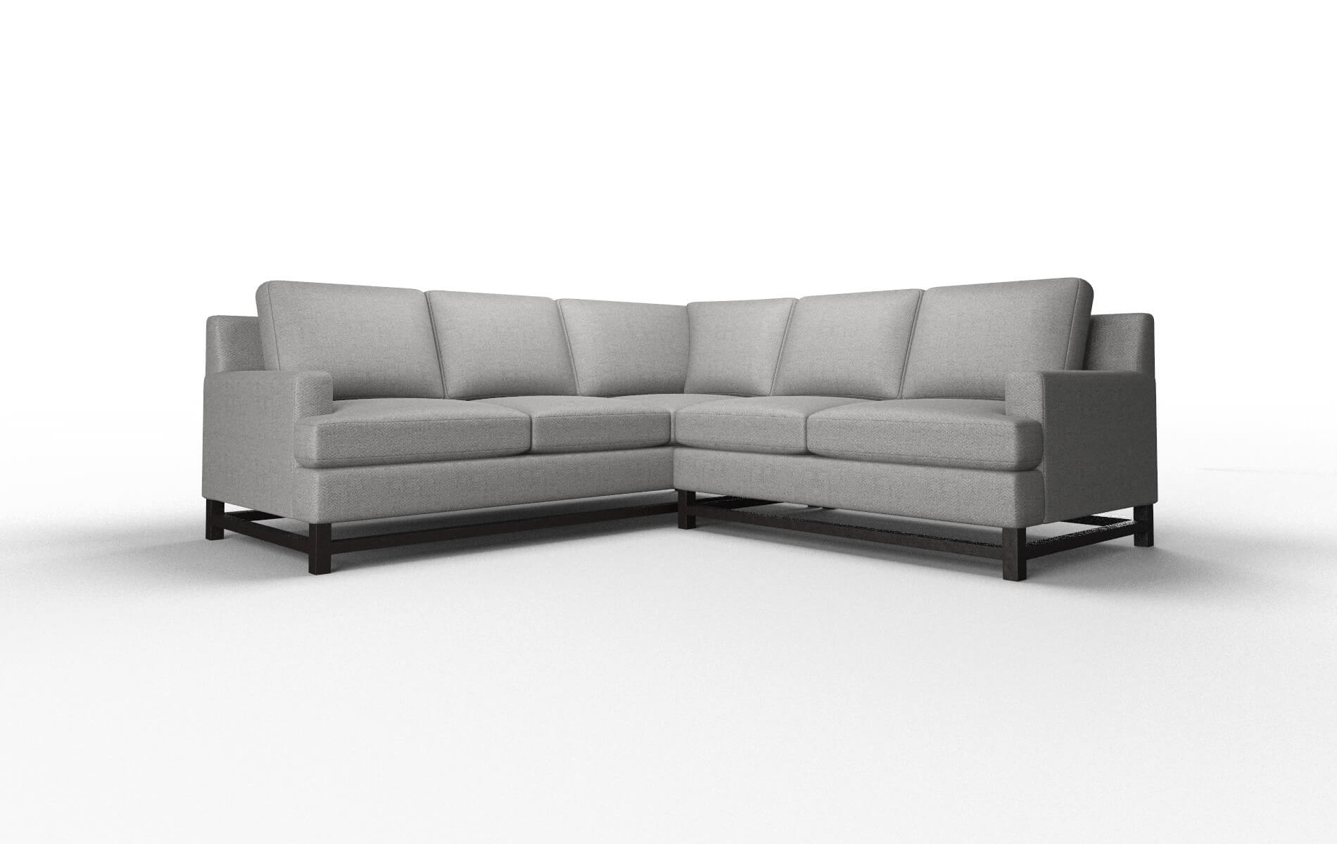 Houston Catalina Steel Sectional espresso legs 1