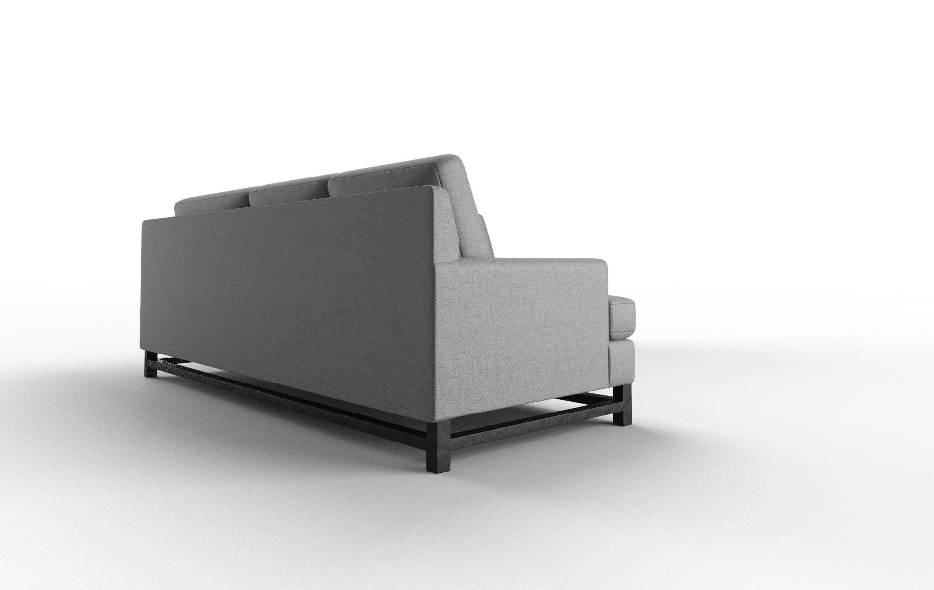 Houston Catalina Steel Sectional espresso legs 3