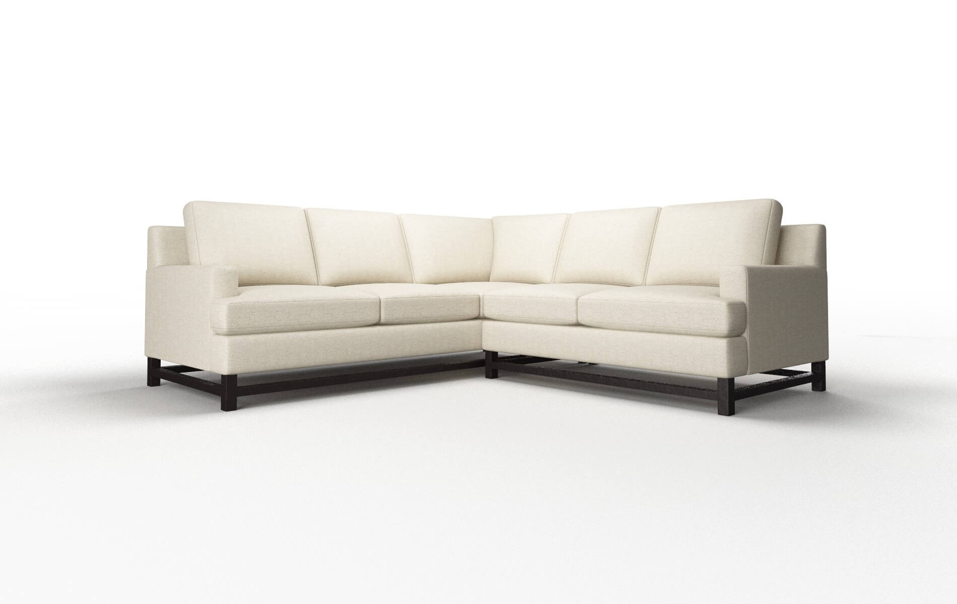 Houston Catalina Wheat Sectional espresso legs 1