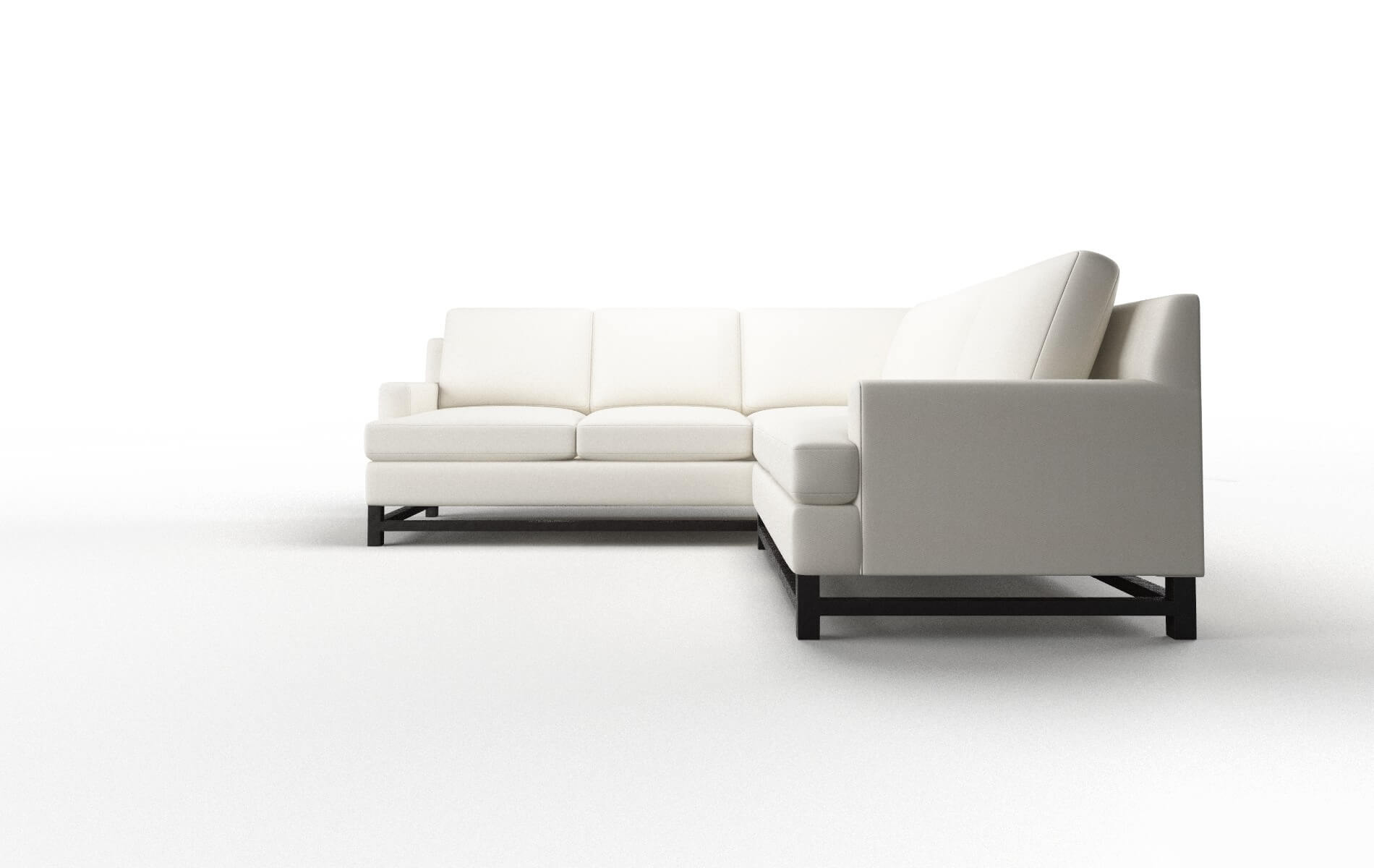 Houston Chance Bone Sectional espresso legs 5