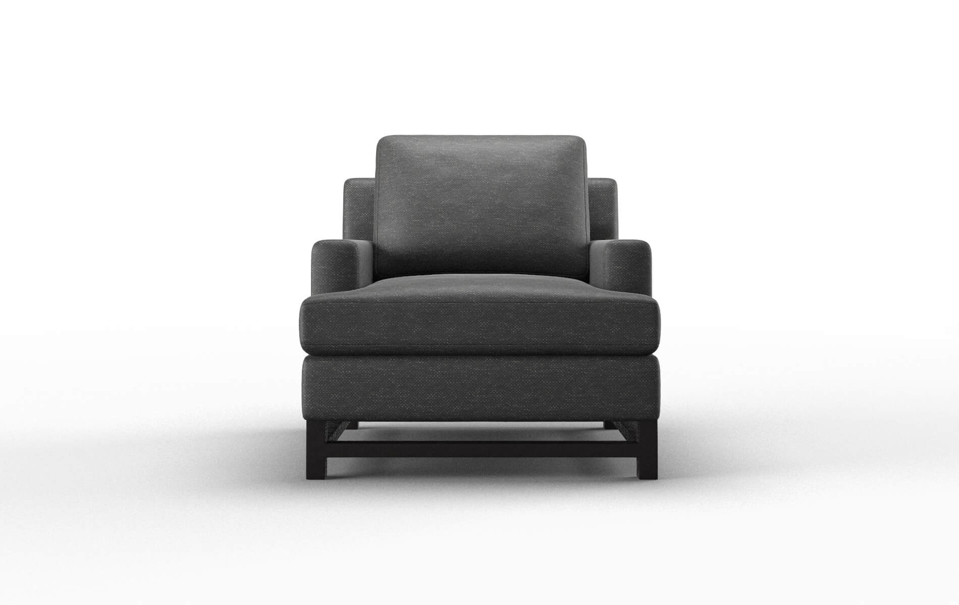 Houston Chance denim Chair Espresso Legs  1