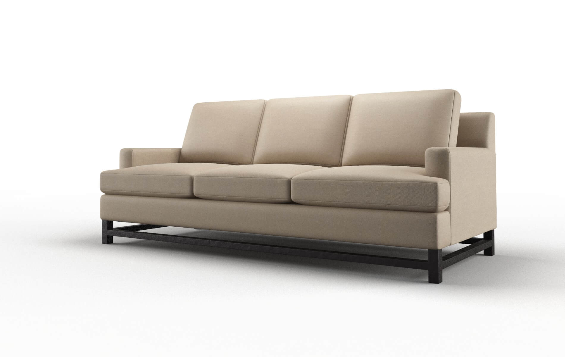 Houston Chance Platinum Sofa espresso legs 4
