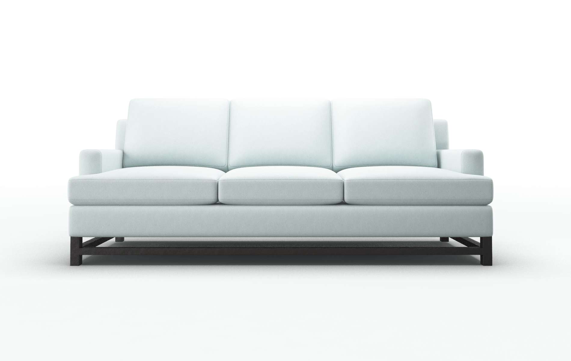 Houston Clyde Cornflower Sofa espresso legs 1