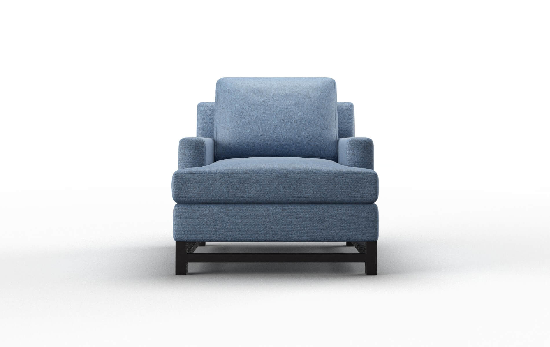 Houston Clyde Deep_ocean Chair espresso legs 1