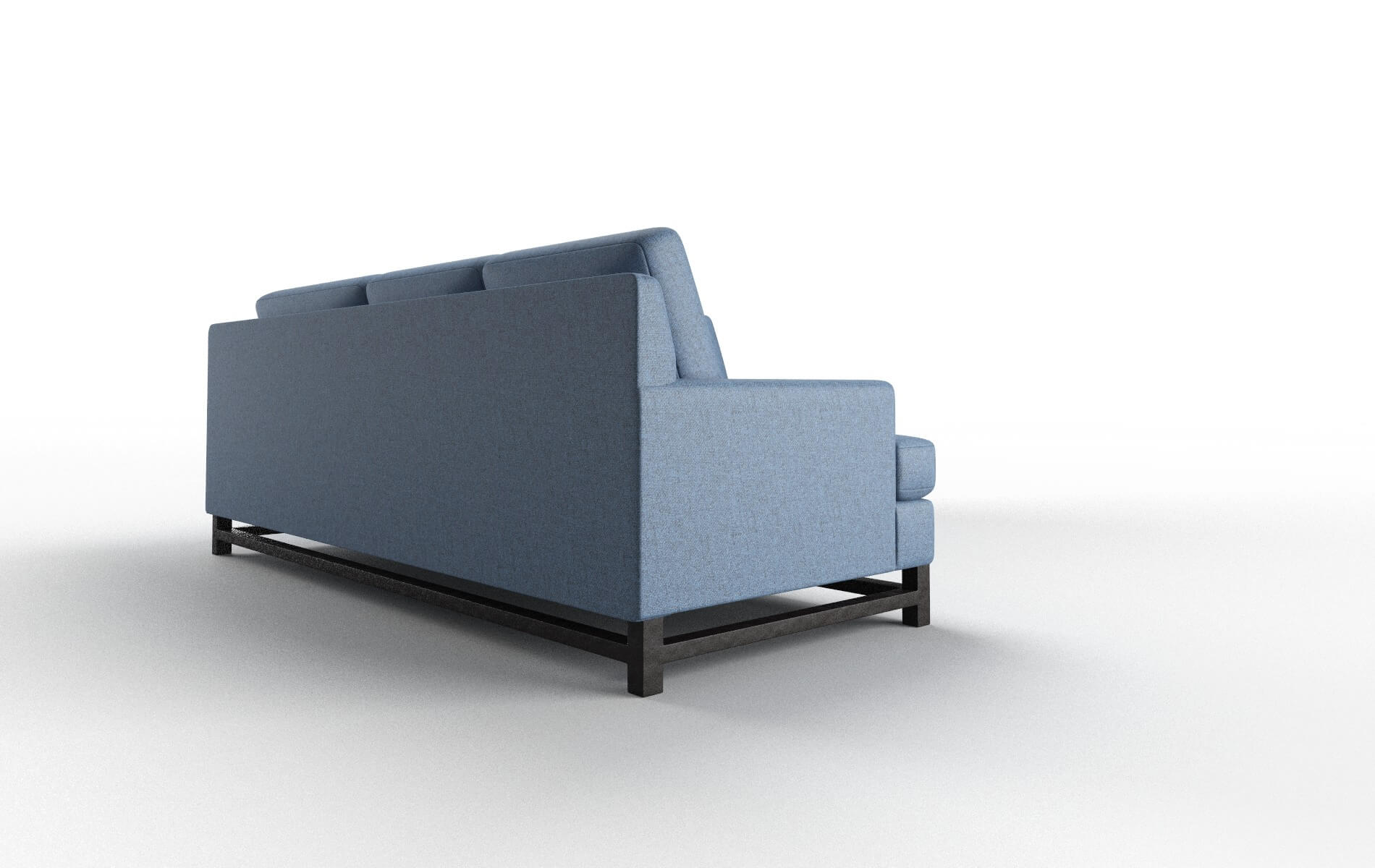 Houston Clyde Deep_ocean Sectional espresso legs 3
