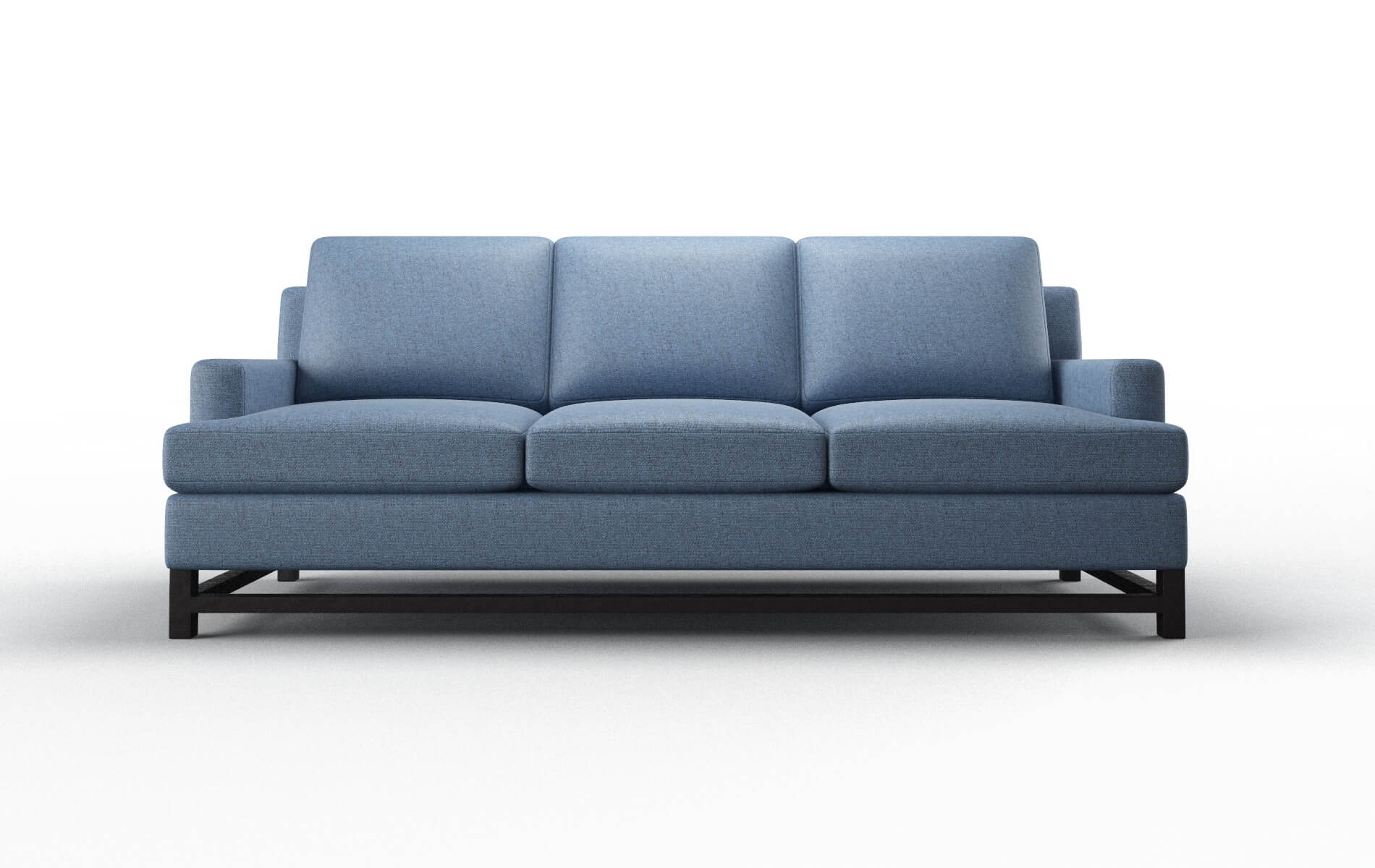 Houston Clyde Deep_ocean Sofa espresso legs 1