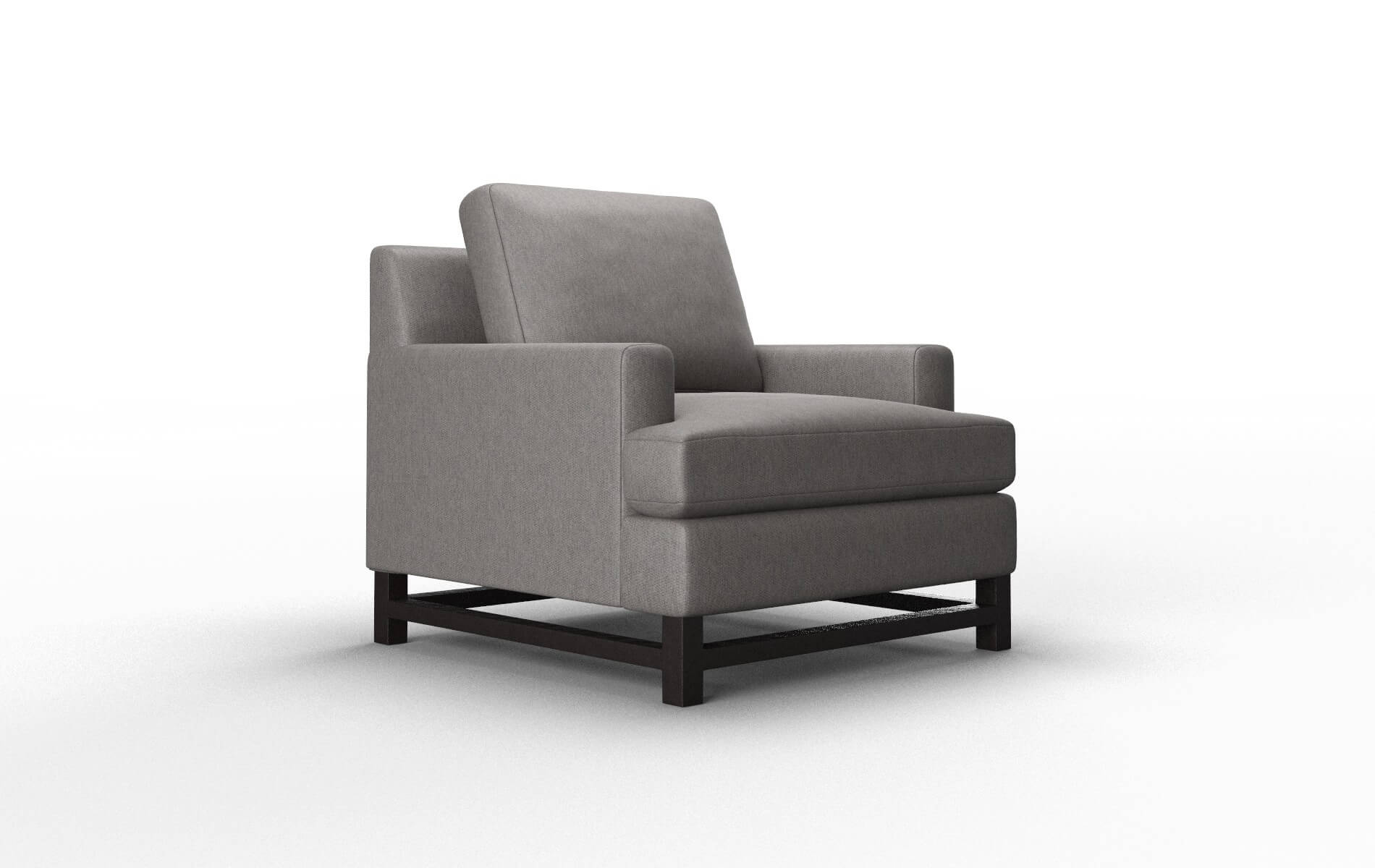 Houston Cosmo Charcoal Chair espresso legs 2