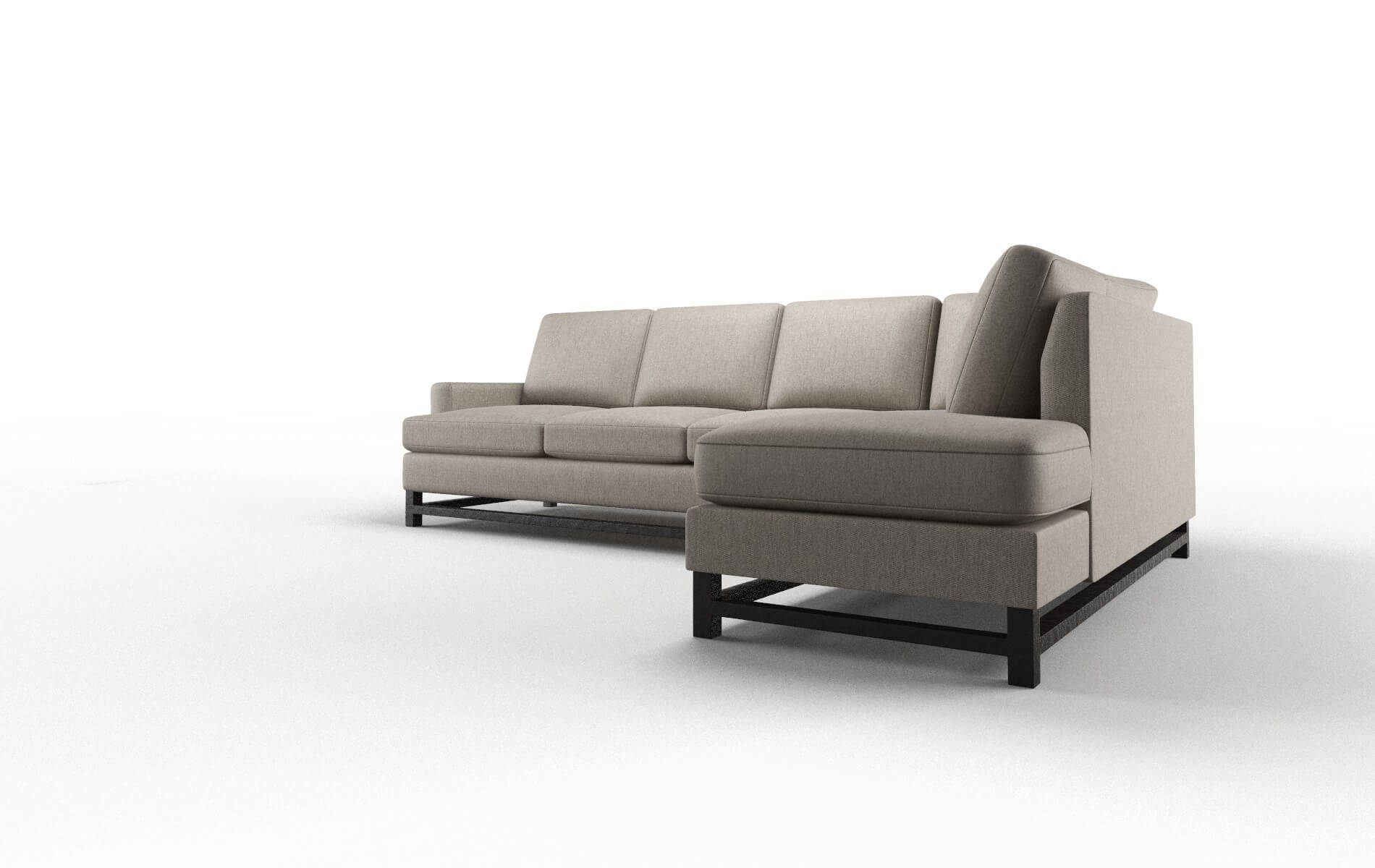 Houston Cosmo Taupe Panel espresso legs 4