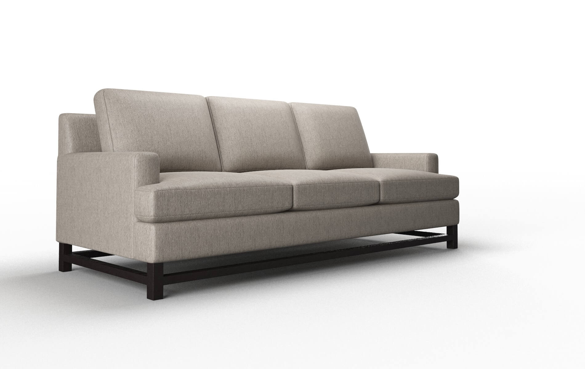 Houston Cosmo Taupe Sofa espresso legs 2