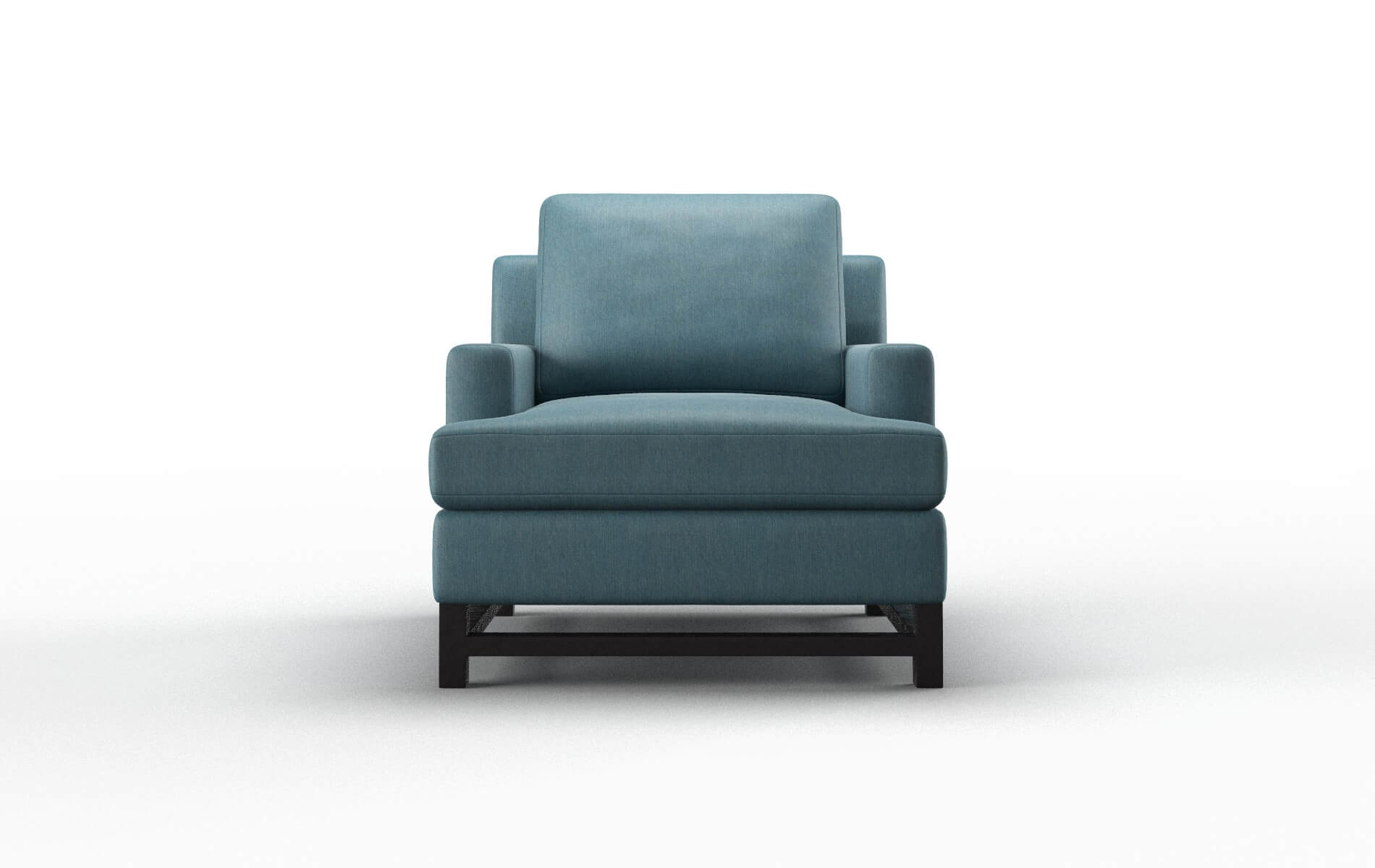 Houston Cosmo Teal Chair espresso legs 1