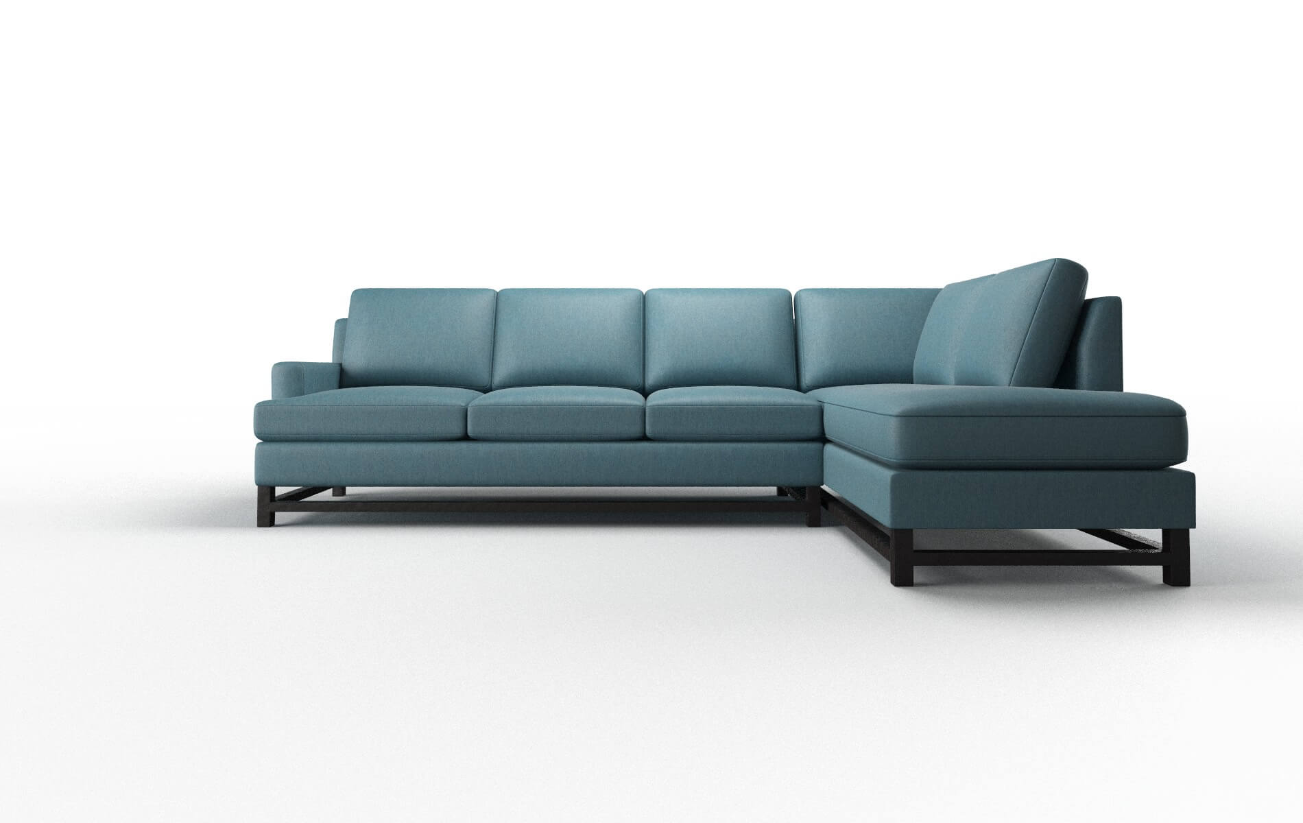 Houston Cosmo Teal Panel espresso legs 1