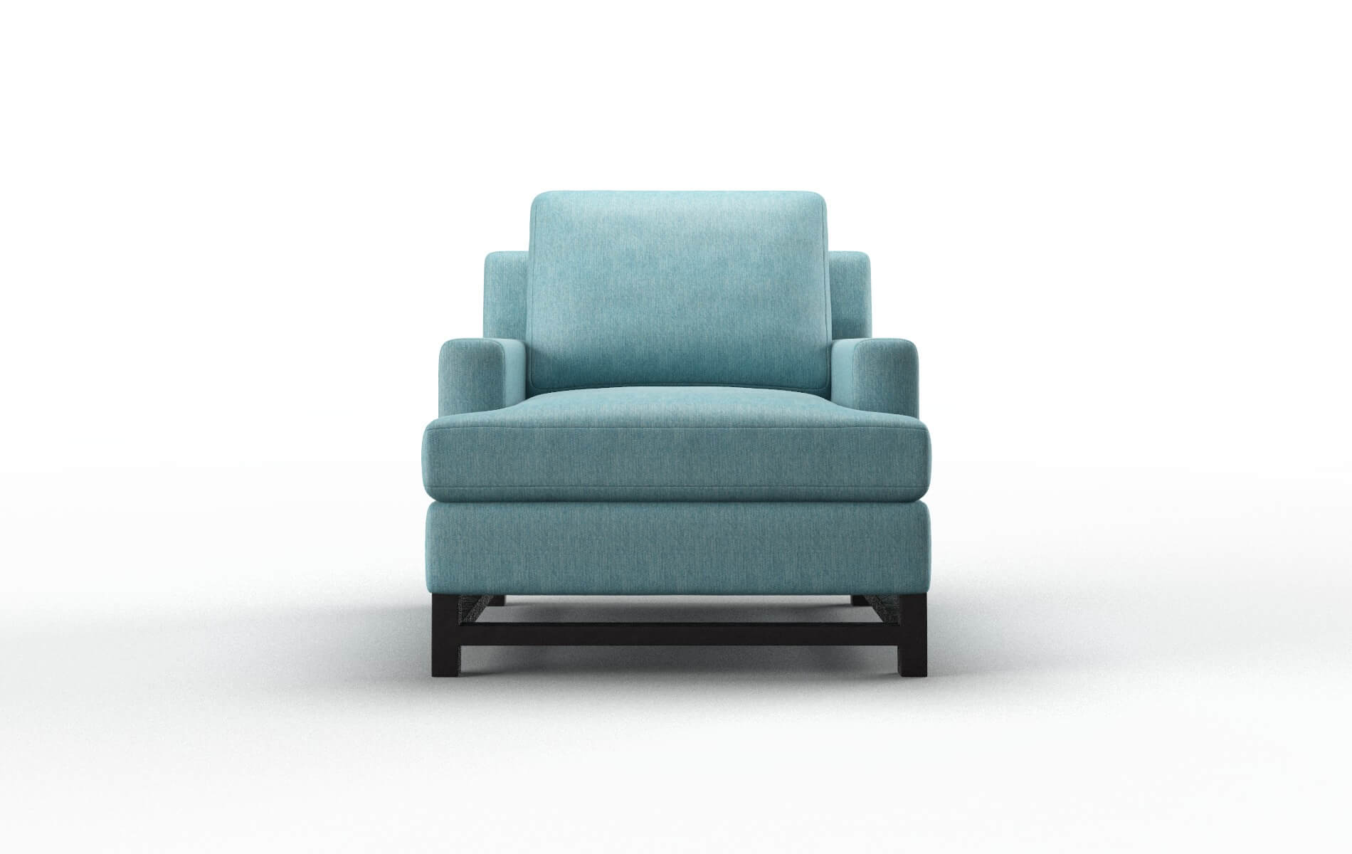 Houston Cosmo Turquoise Chair espresso legs 1