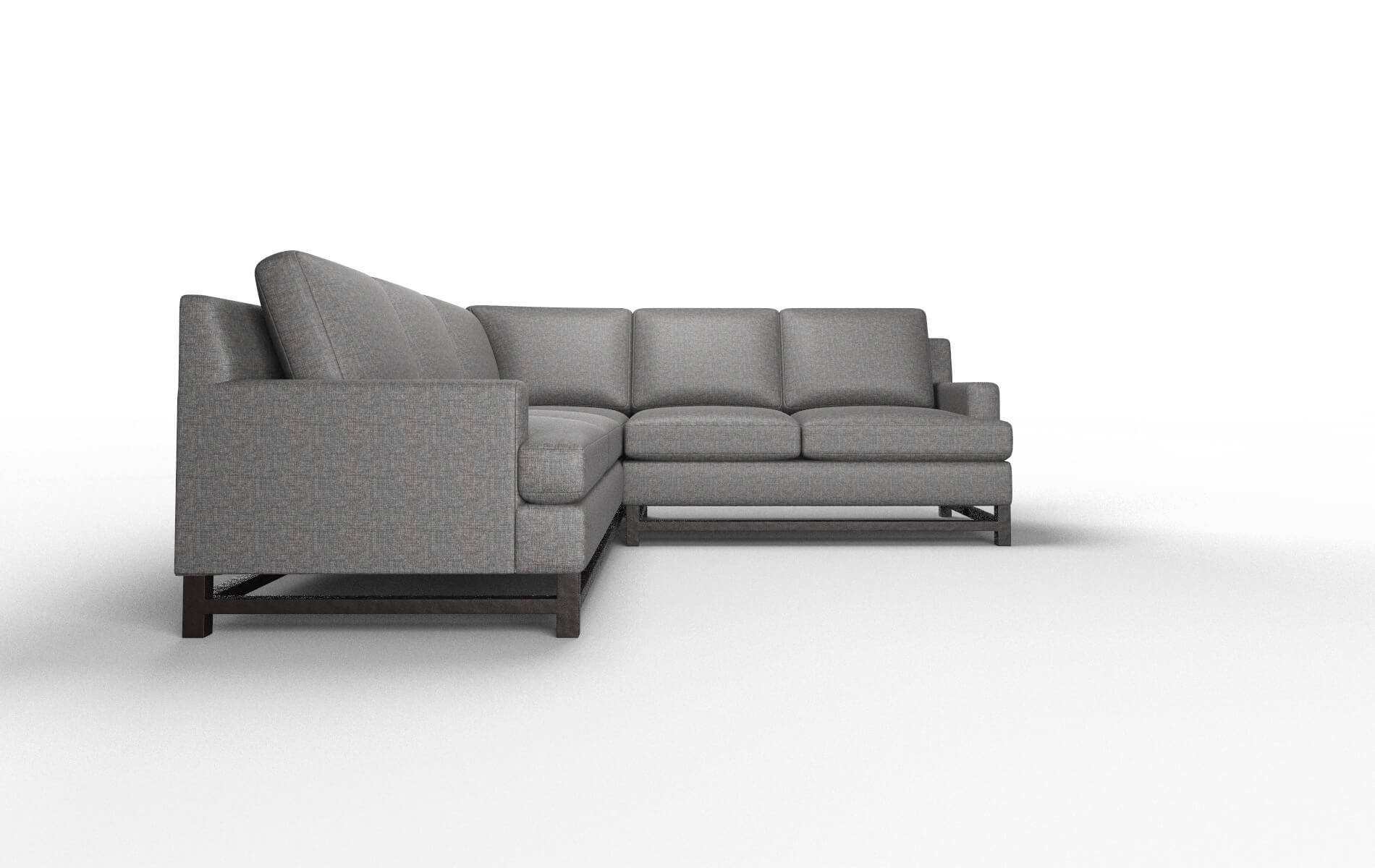 Houston Curious Eclipse Sectional espresso legs 2