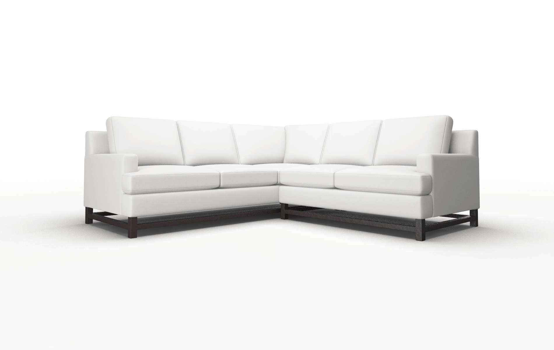 Houston Dawson Platinum Sectional espresso legs 1