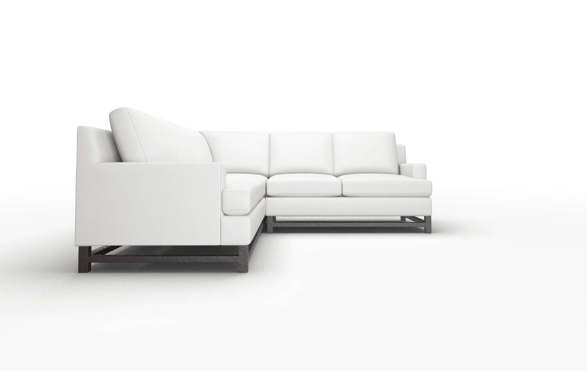 Houston Dawson Platinum Sectional espresso legs 2