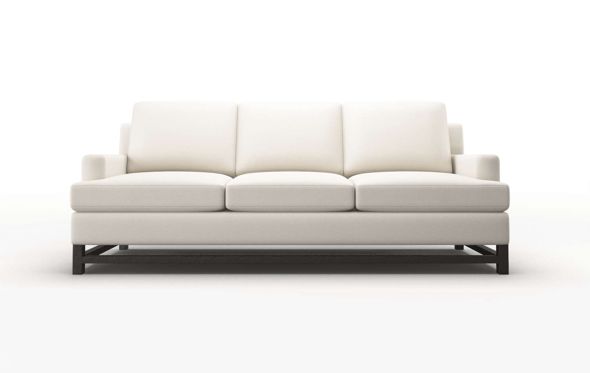 Houston Dawson Sand Sofa espresso legs 1