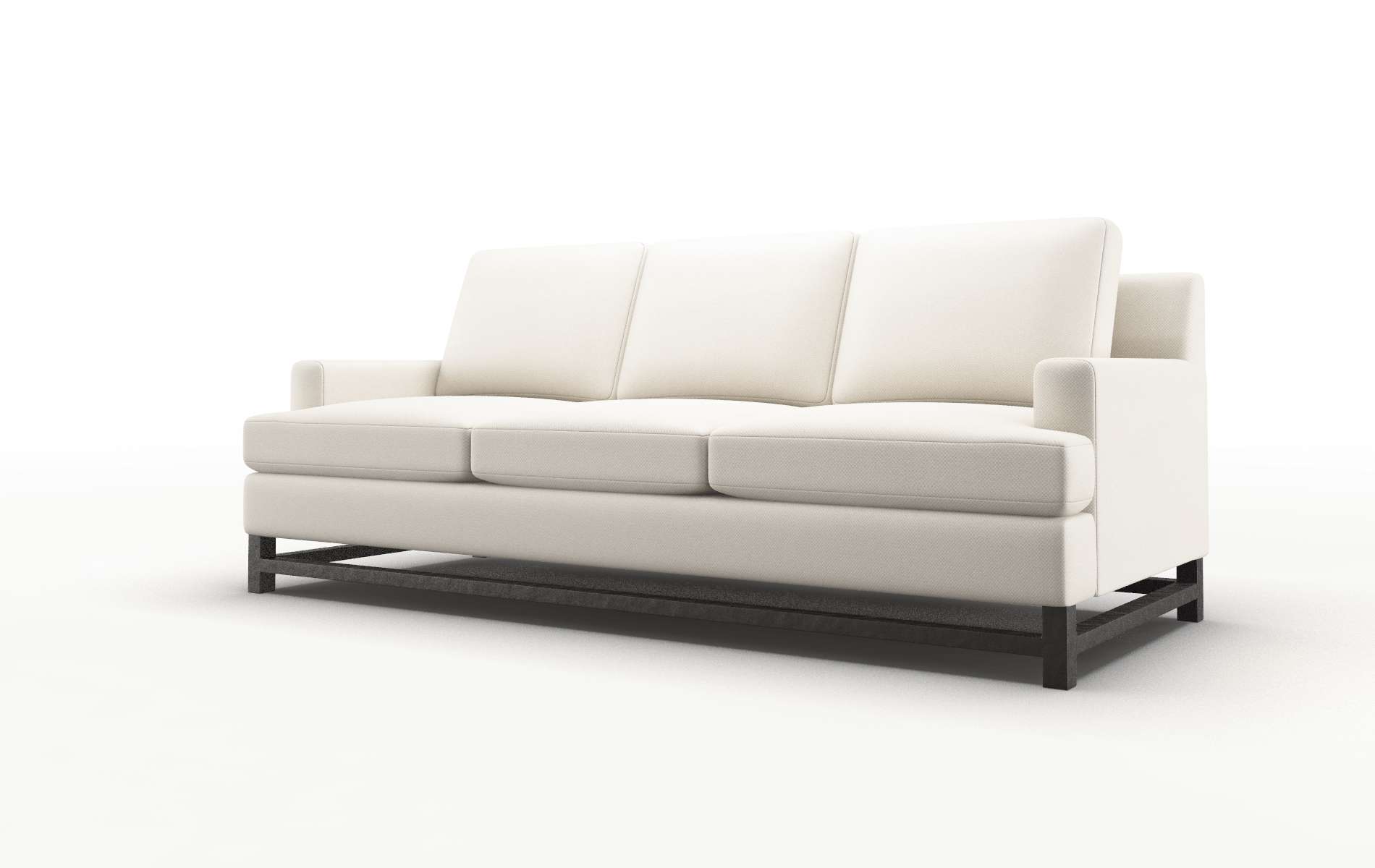 Houston Dawson Sand Sofa espresso legs 4