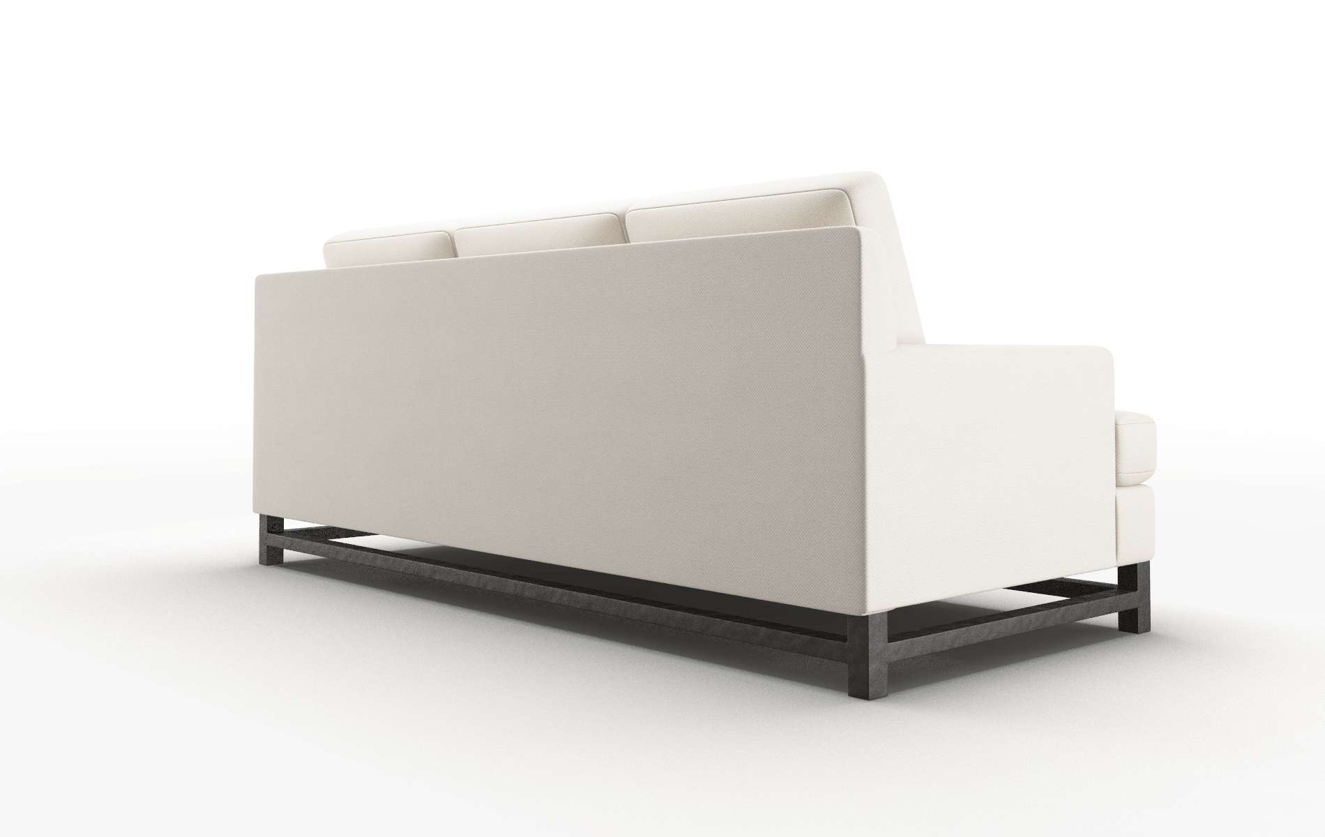 Houston Dawson Sand Sofa espresso legs 5