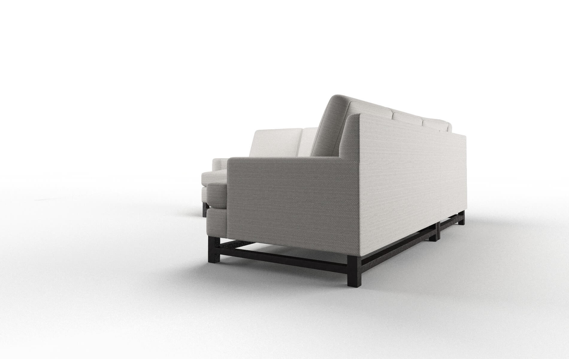 Houston Derby Grey Sectional espresso legs 4