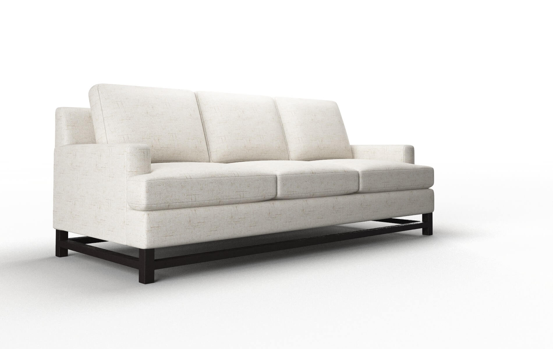 Houston Derby Taupe Sofa espresso legs 2