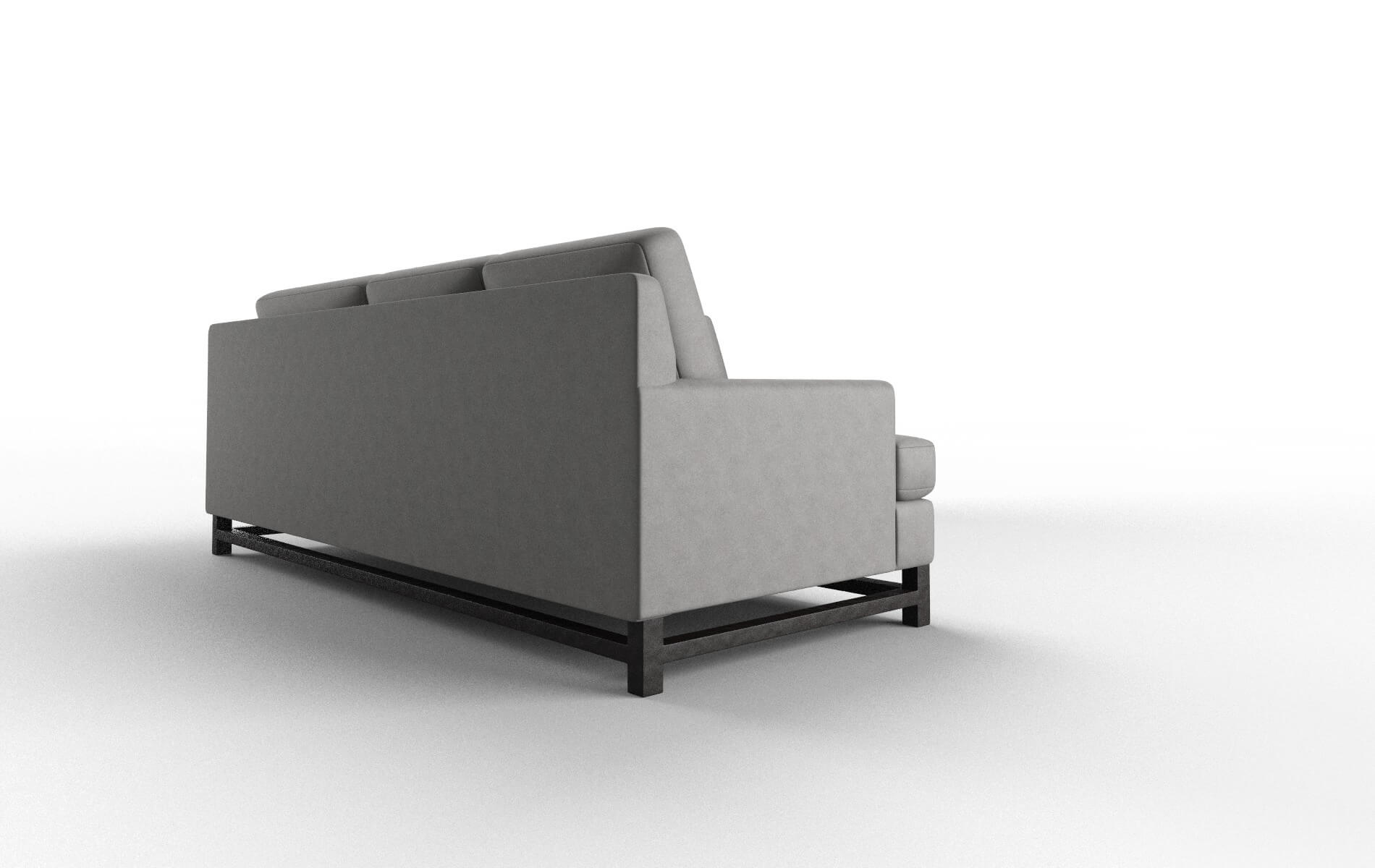 Houston Dream_d Charcoal Sectional espresso legs 3