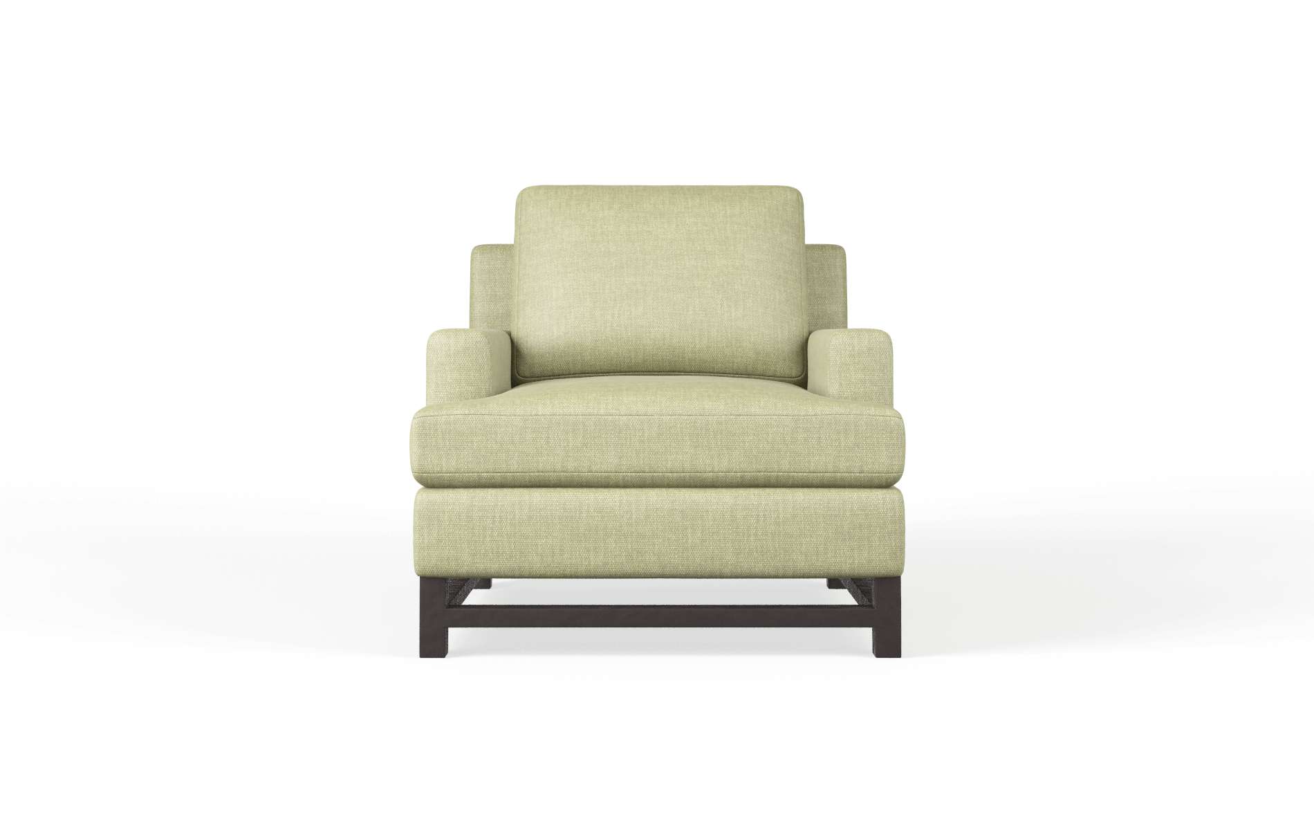 Houston Durham Lime Chair espresso legs 1