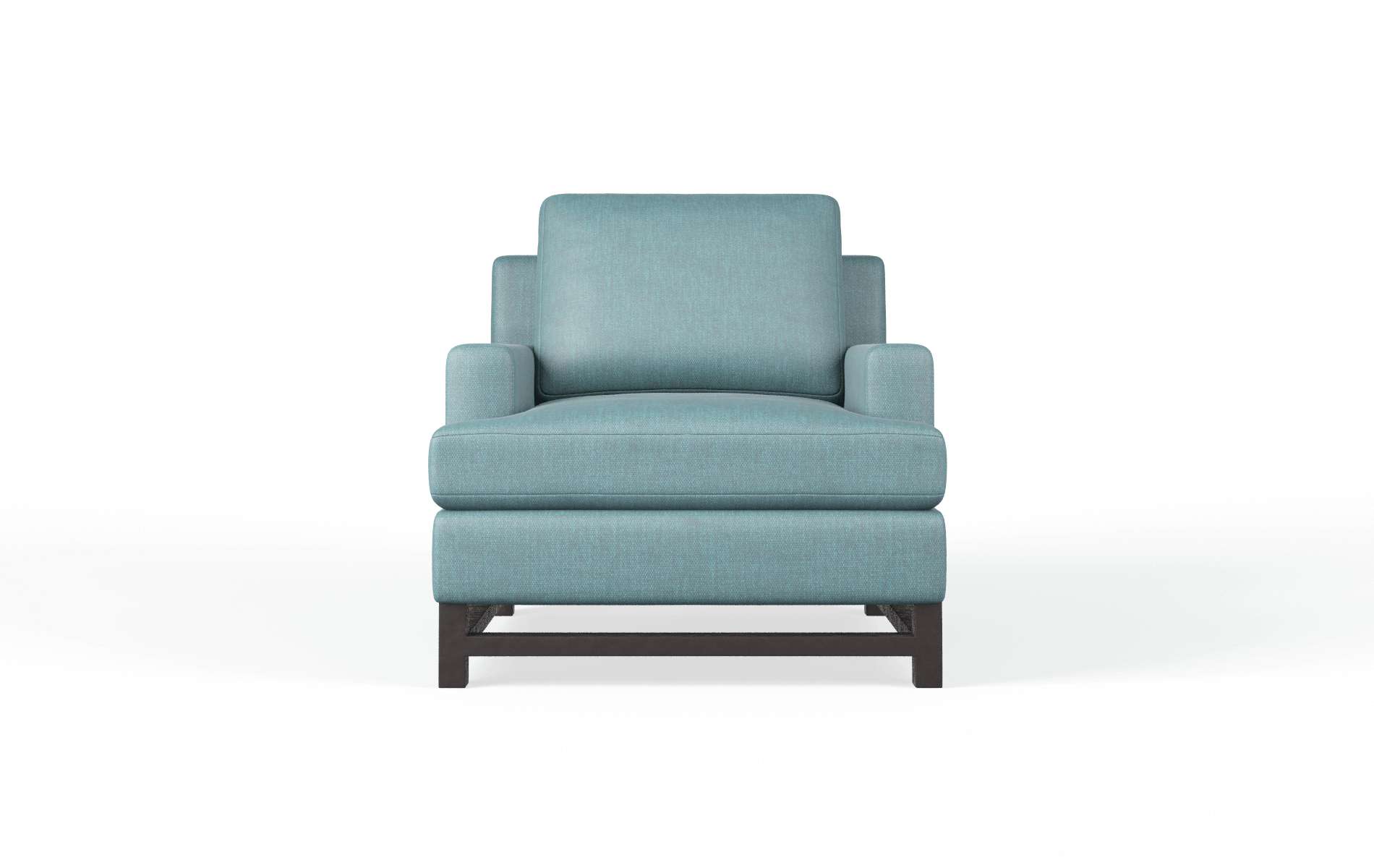 Houston Elliot Teal Chair espresso legs 1