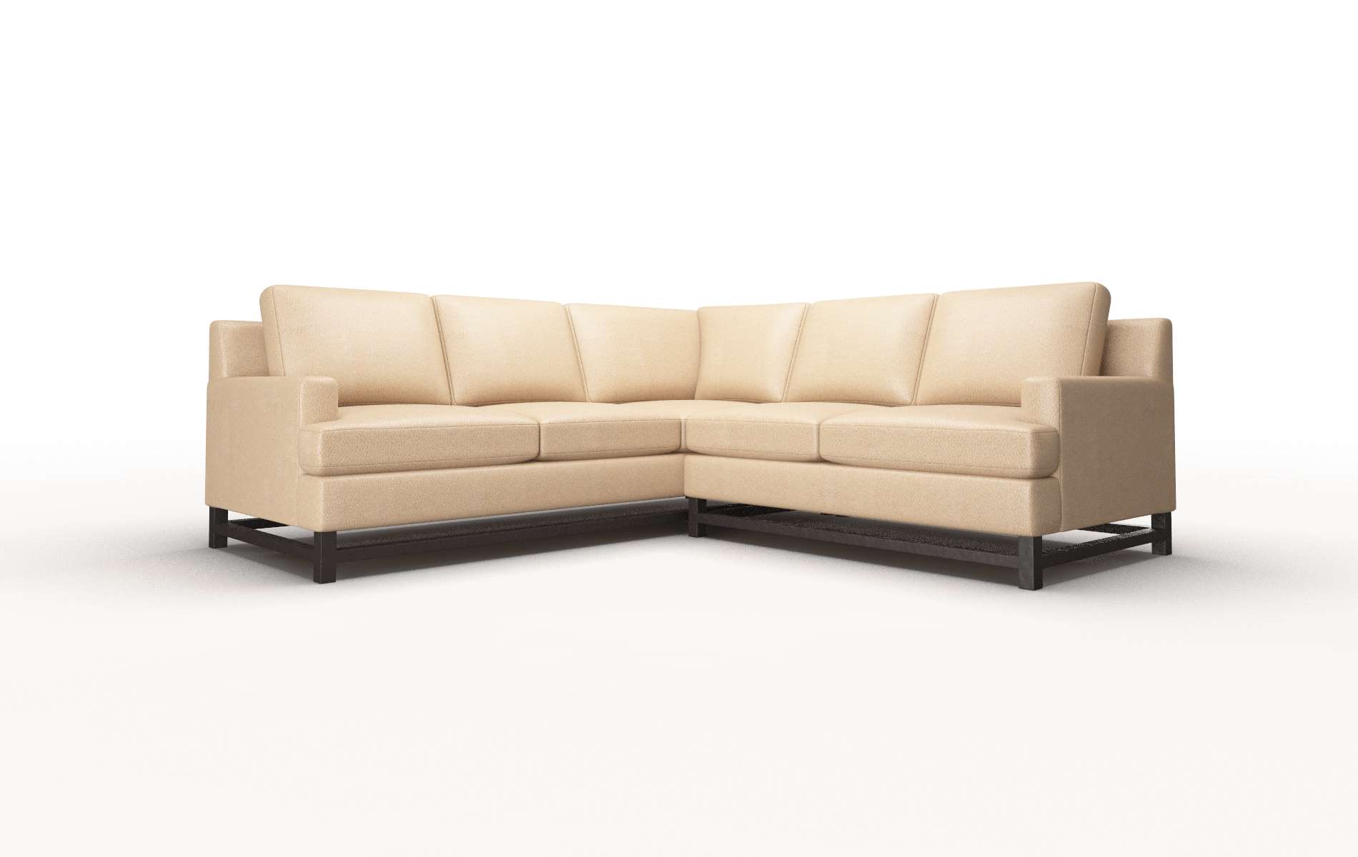 Houston Ford Dune Sectional espresso legs