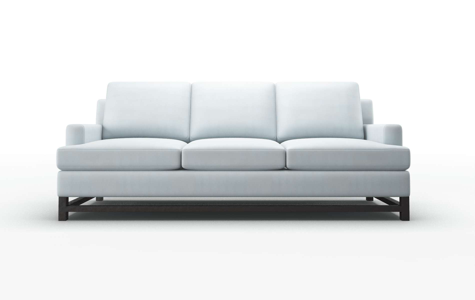 Houston Hathaway aqua Sofa Espresso Legs  1